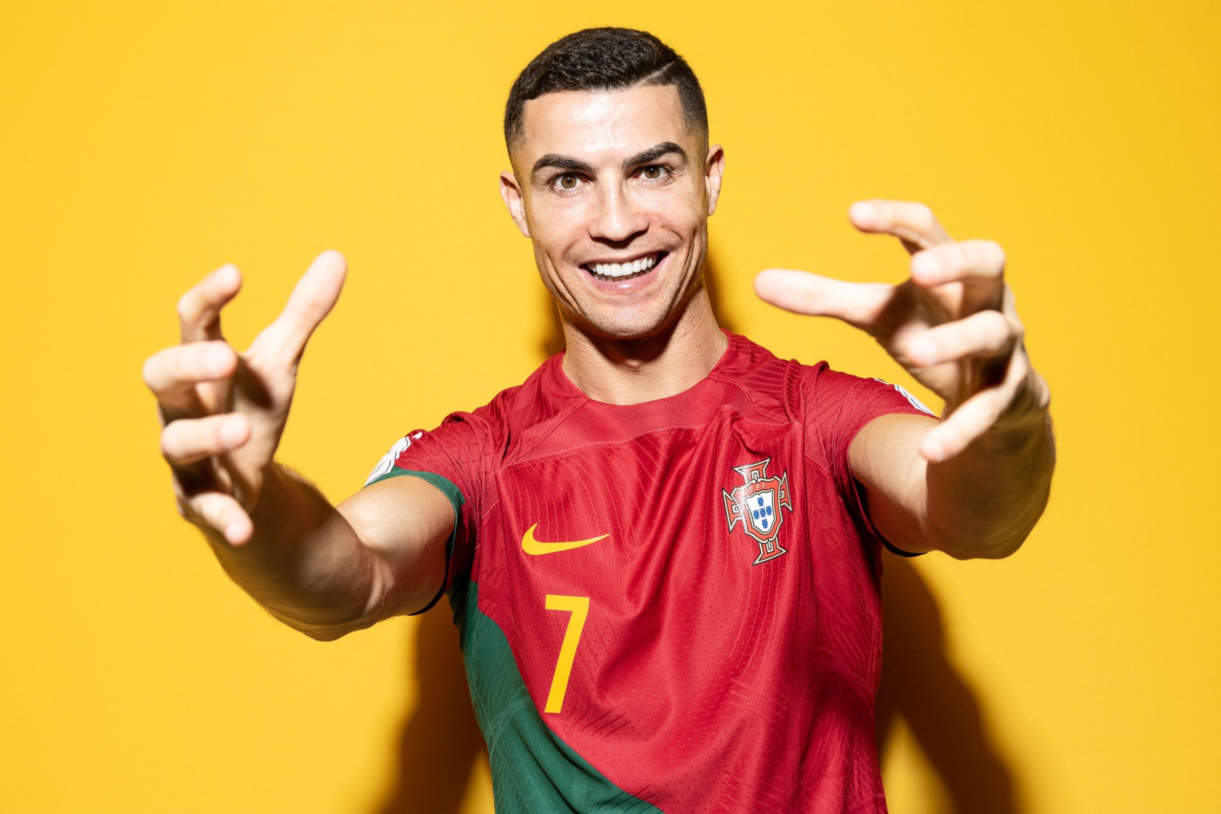 Cristiano Ronaldo Fifa World Cup Qatar Photoshoot Wallpaper Hd Sports Wallpapers 4k Wallpapers