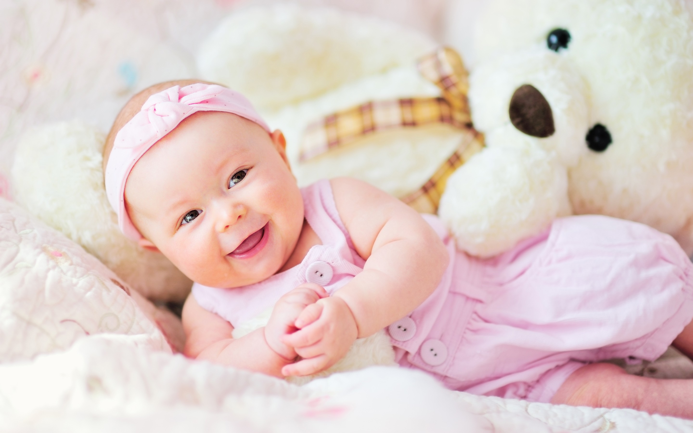 Cute Baby With Teddy Bear, HD Cute, 4k Wallpapers, Images, Backgrounds,  Photos and Pictures
