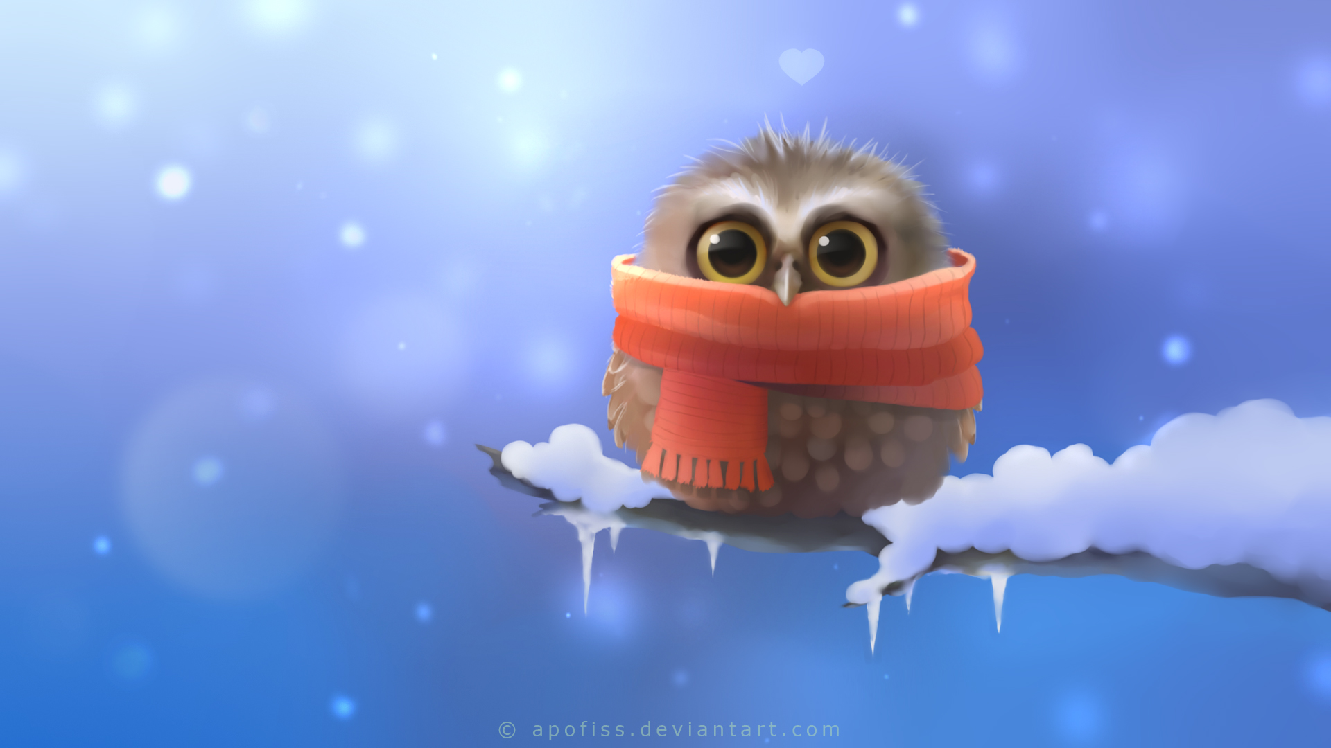 Cute Owl, HD Artist, 4k Wallpapers