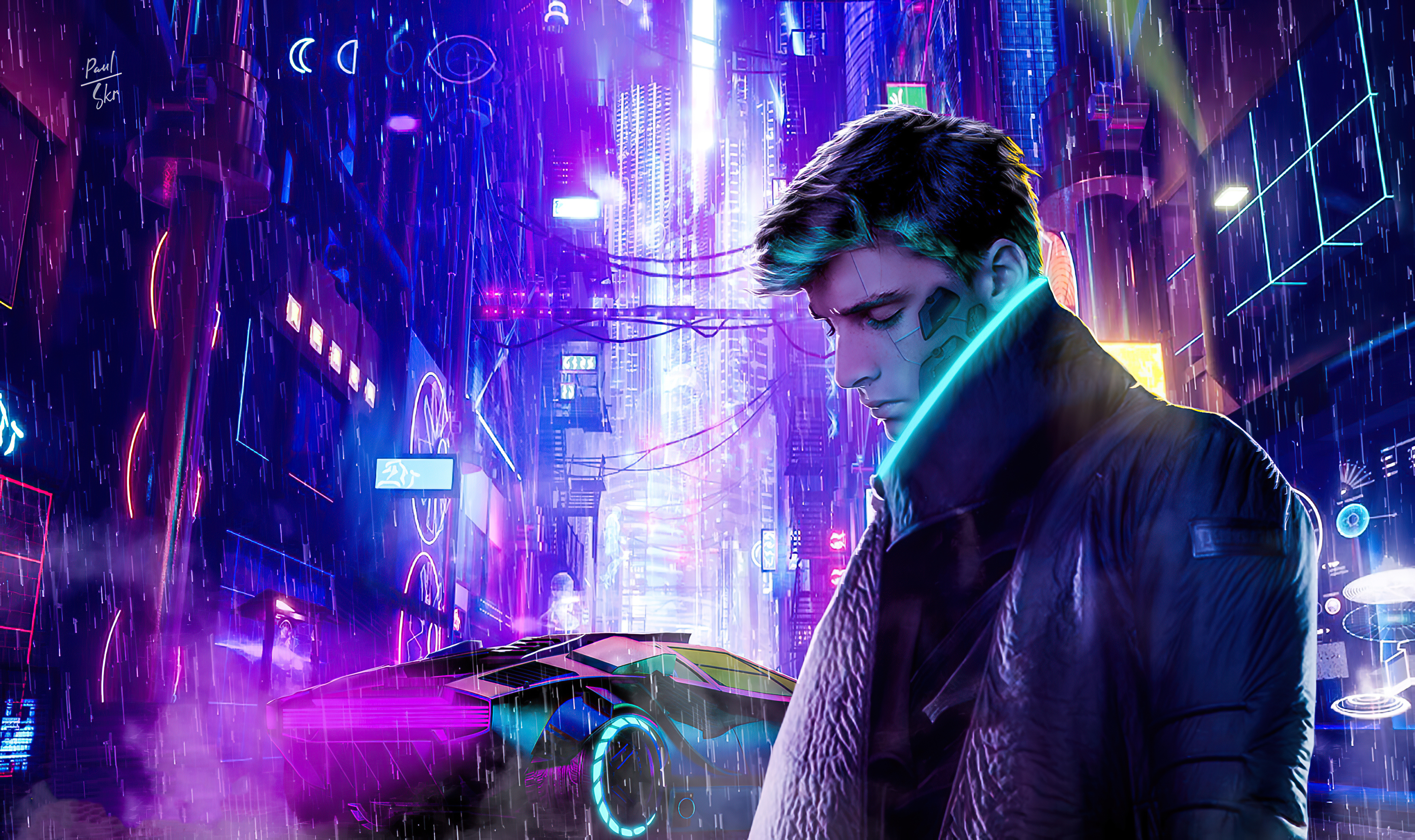 Cyberpunk scene. Cyberpunk 2077 - стиль 2077.