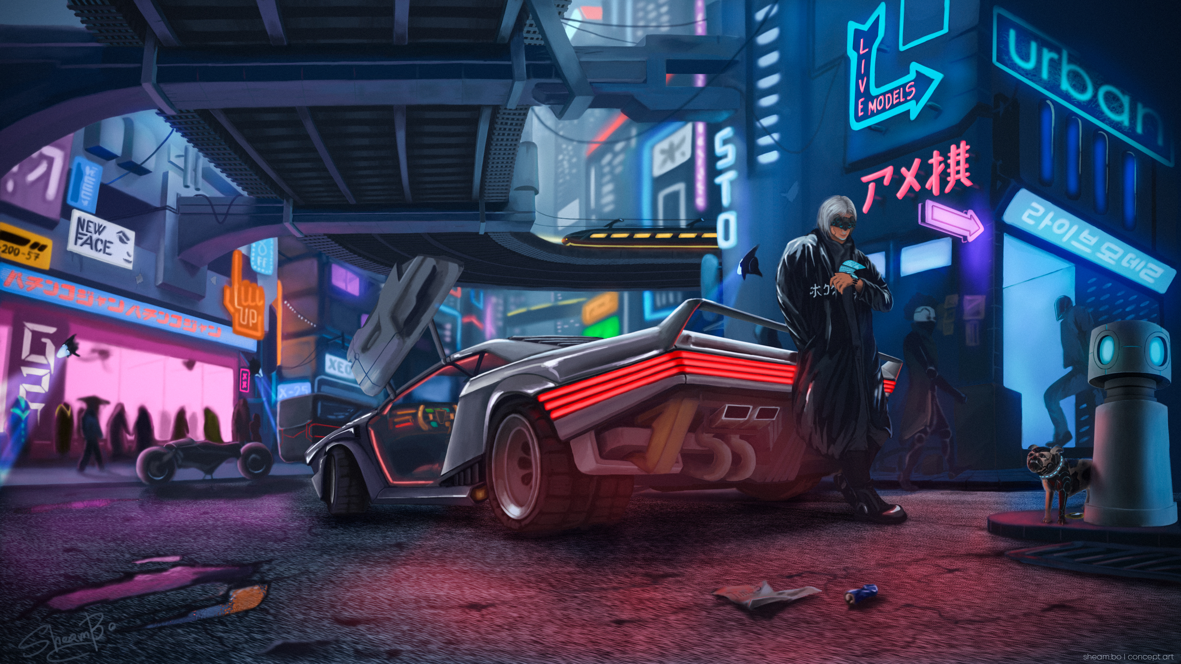 Cyberpunk 2077 PC 1366x768 HD wallpaper