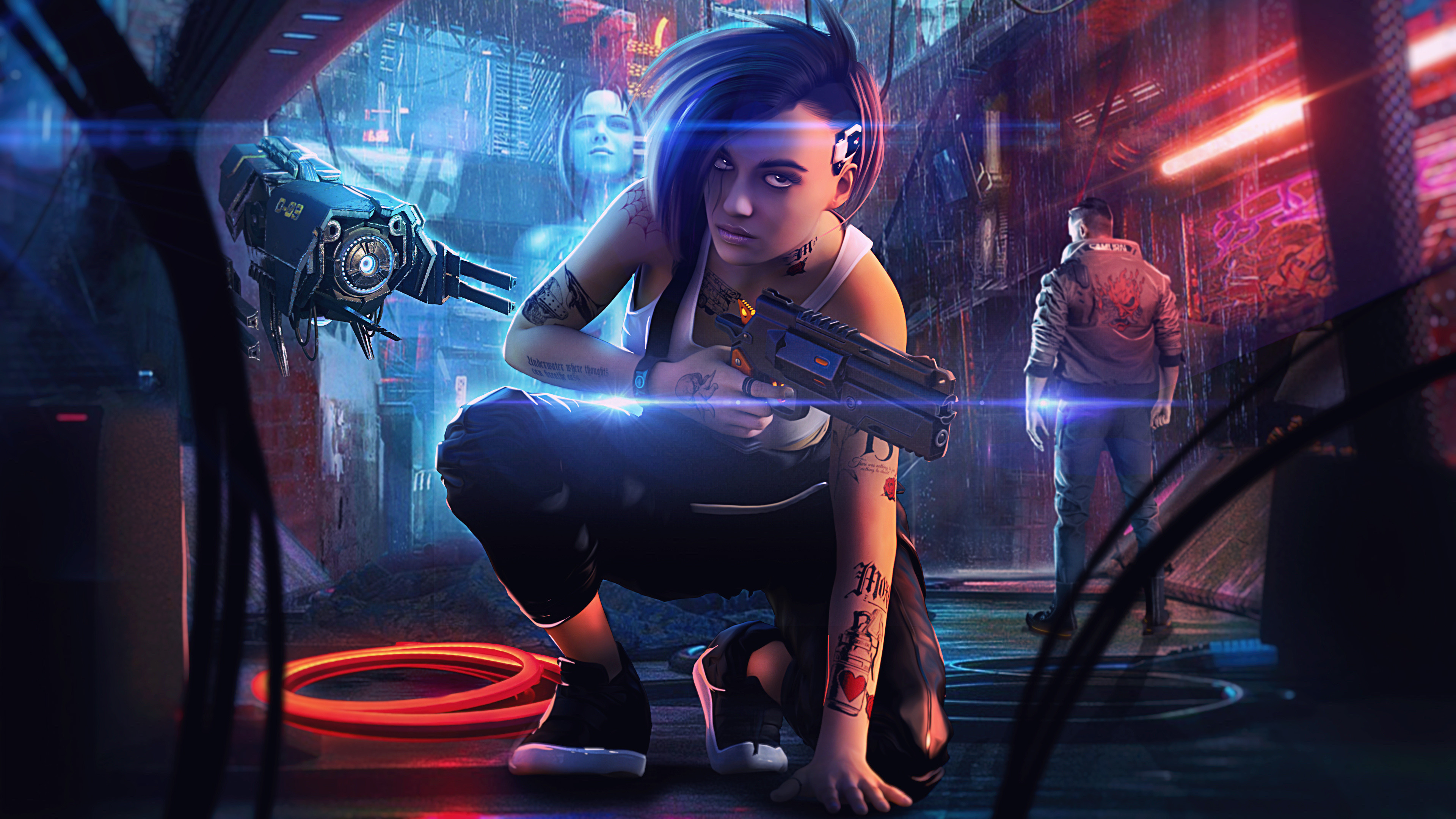 Cyberpunk Gaming 4K 5K HD Cyberpunk Wallpapers, HD Wallpapers