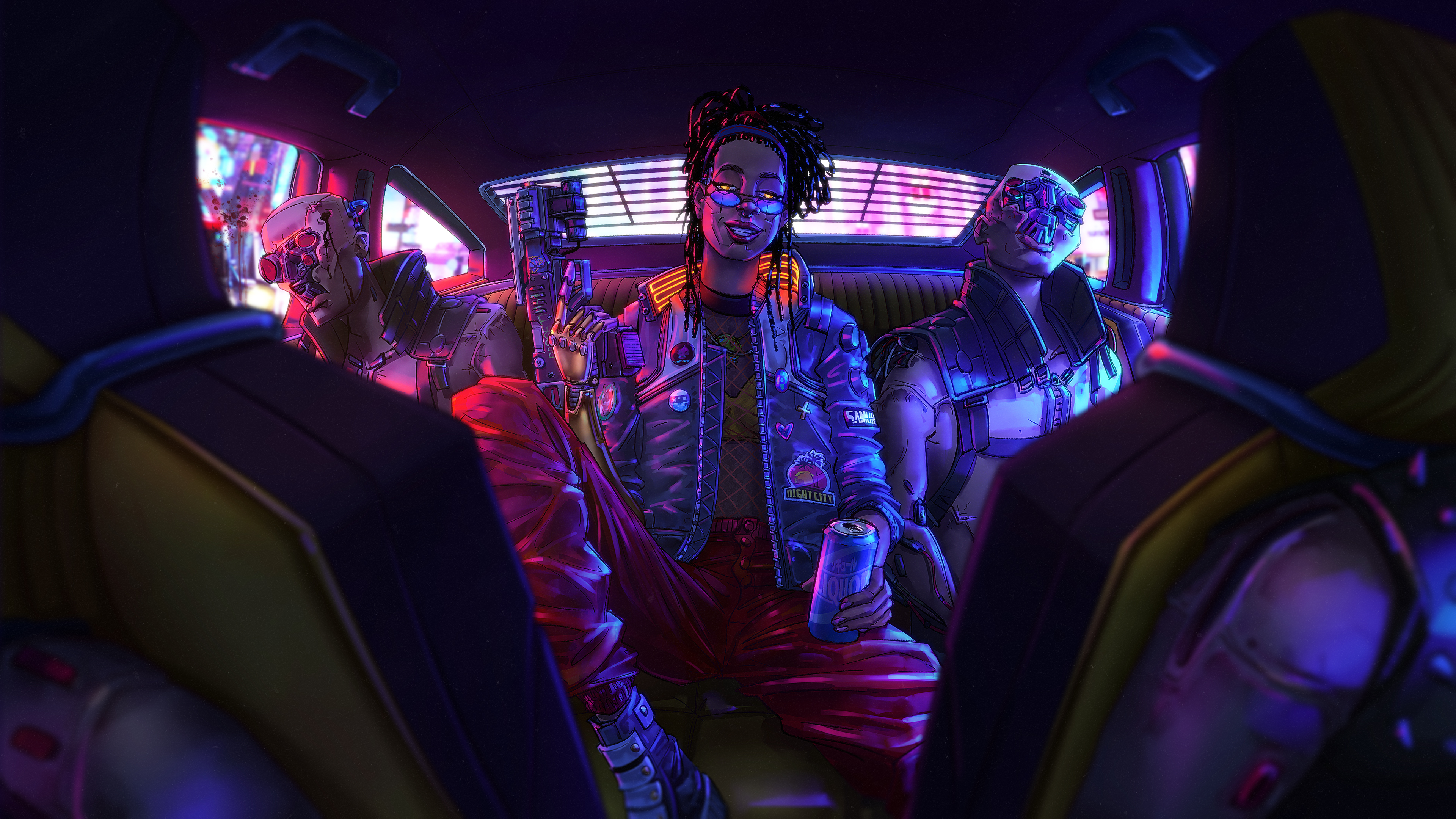 1600x1200 Your Night City Cyberpunk 2077 Illustration 5k 1600x1200  Resolution HD 4k Wallpapers, Images, Backgrounds, Photos and Pictures