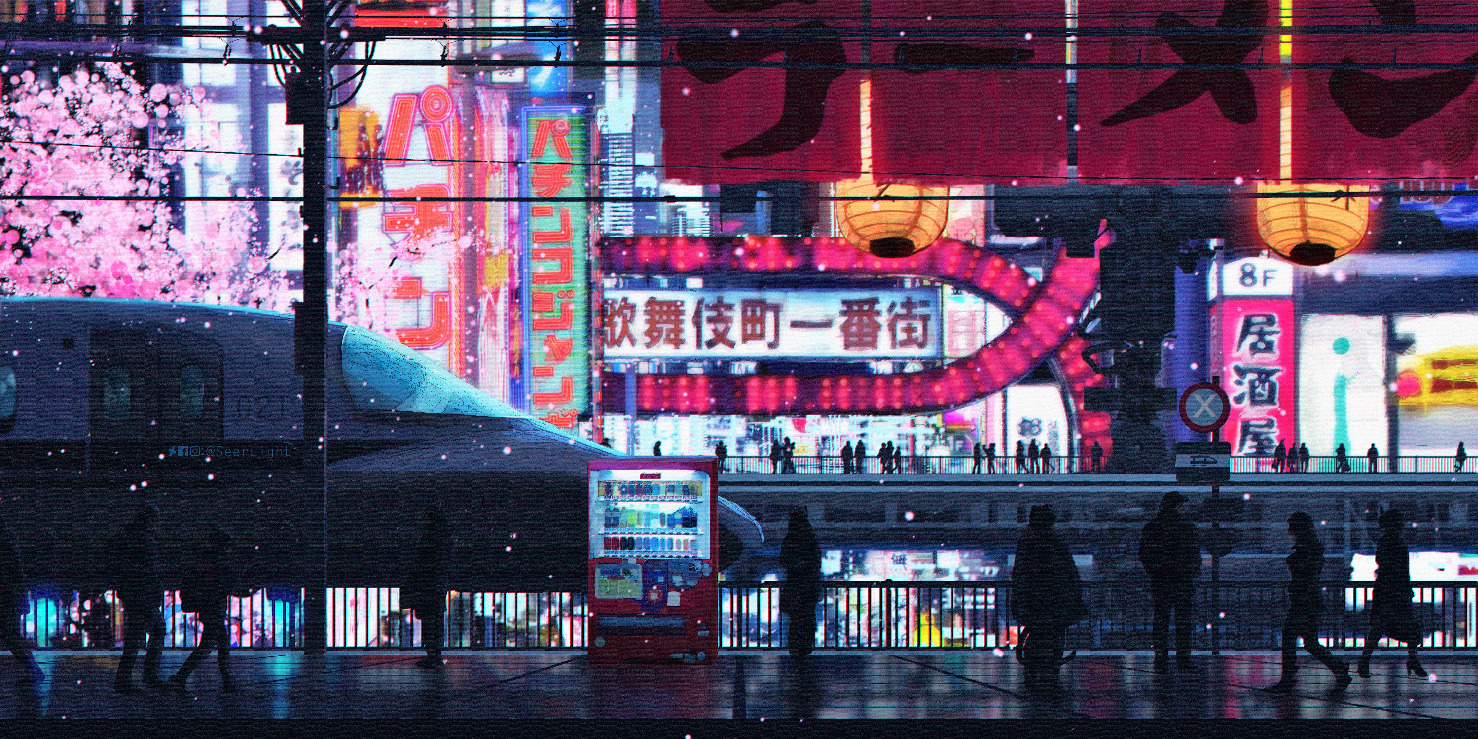 HD cyberpunk city wallpapers