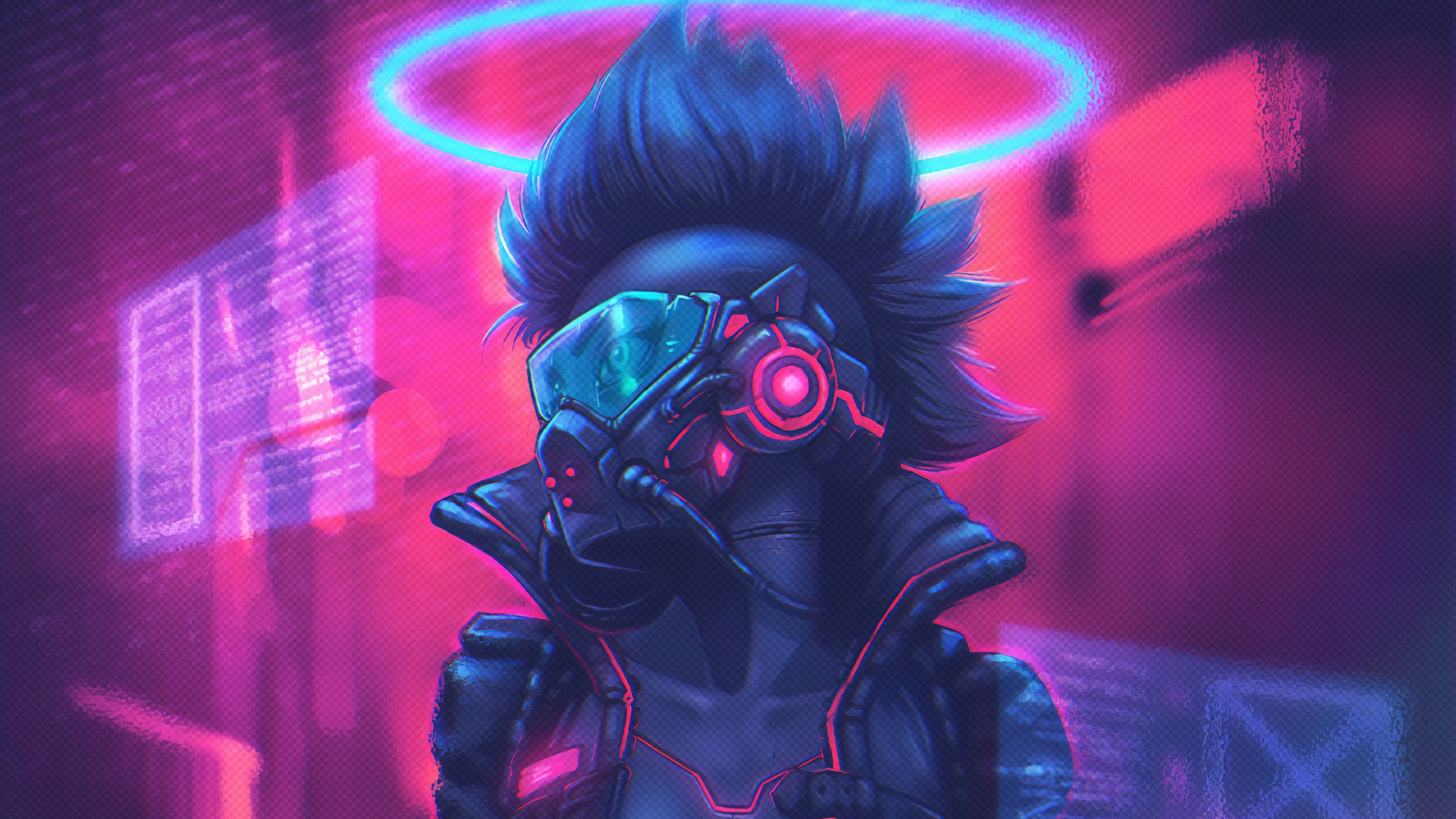 Cyberpunk Colorful Art, HD Artist, 4k Wallpapers, Images, Backgrounds