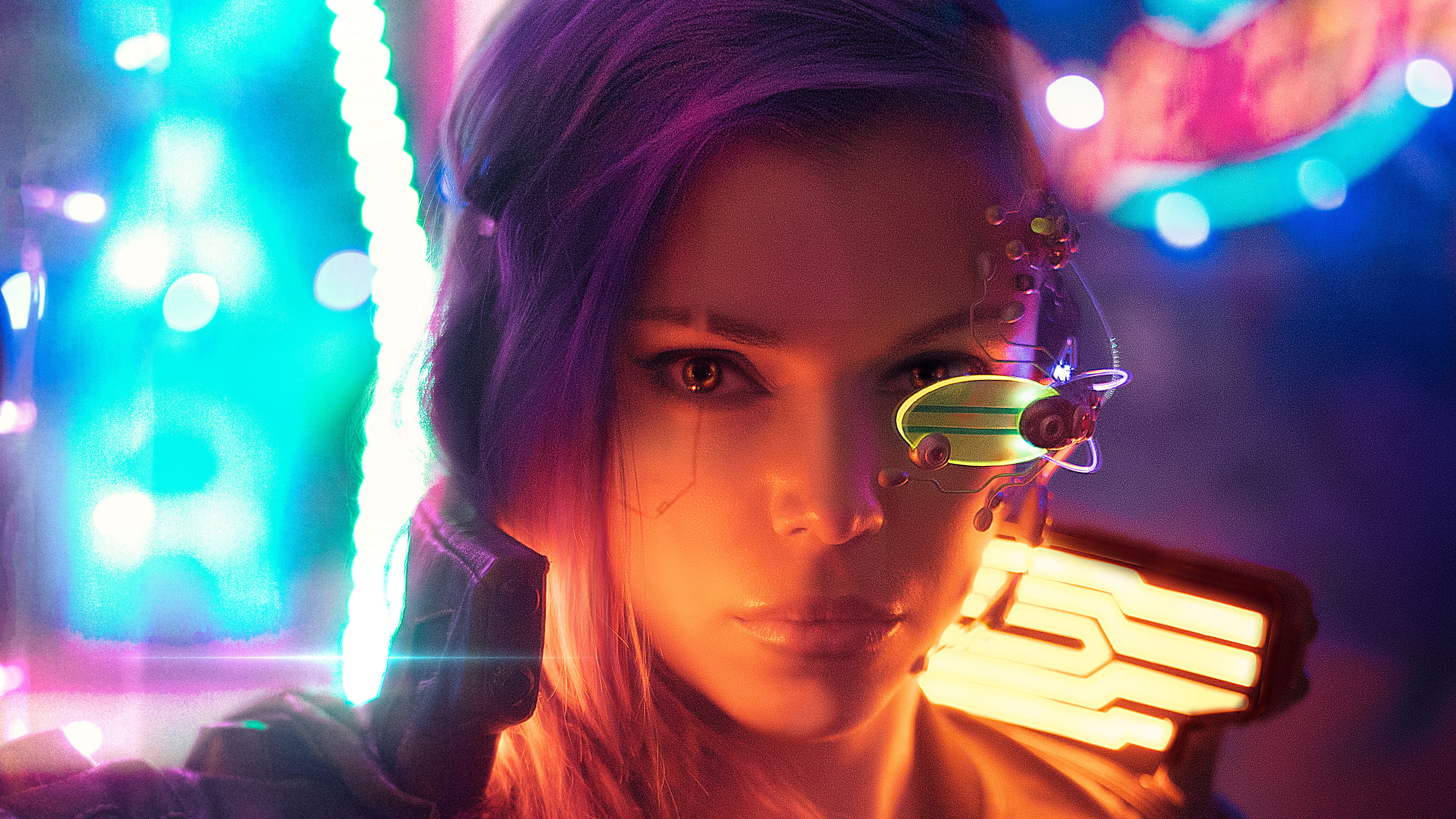 Cyberpunk 2077 Cosplay 4K HD Wallpapers