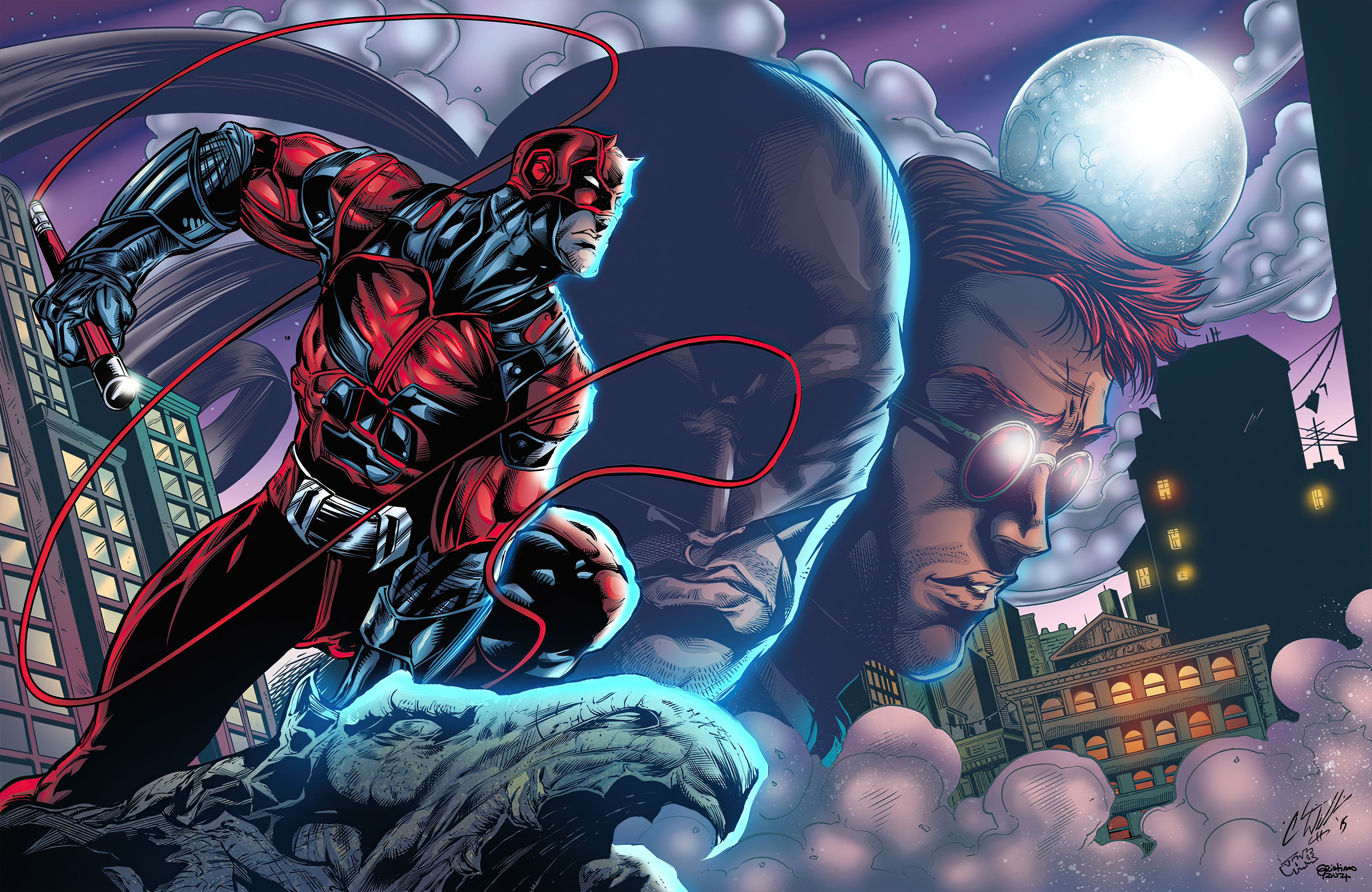 Daredevil Superhero Art 4k, HD Superheroes, 4k Wallpapers ...