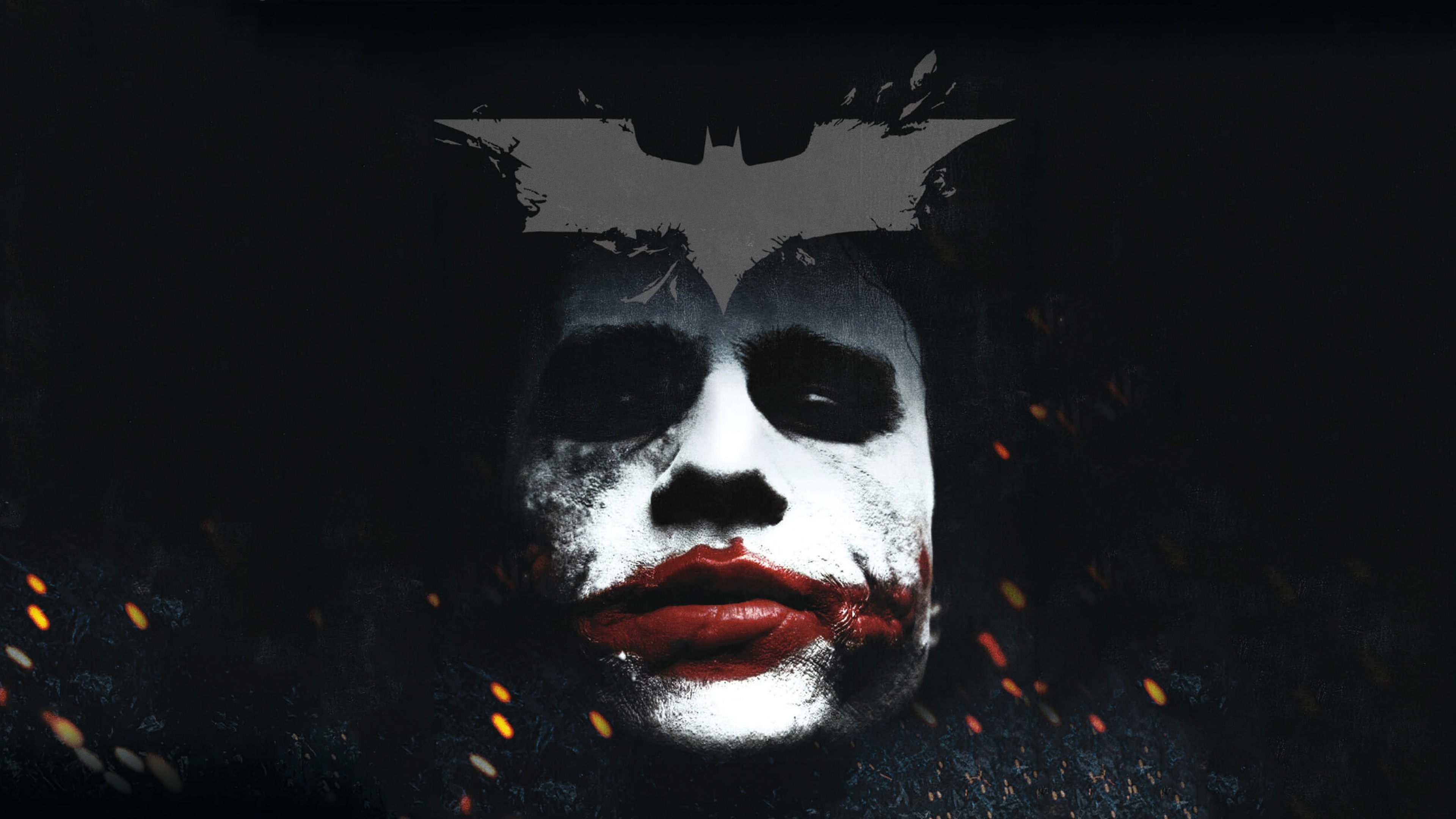 Dark Knight Joker Darkness 4K Wallpaper,Hd Superheroes Wallpapers,4K