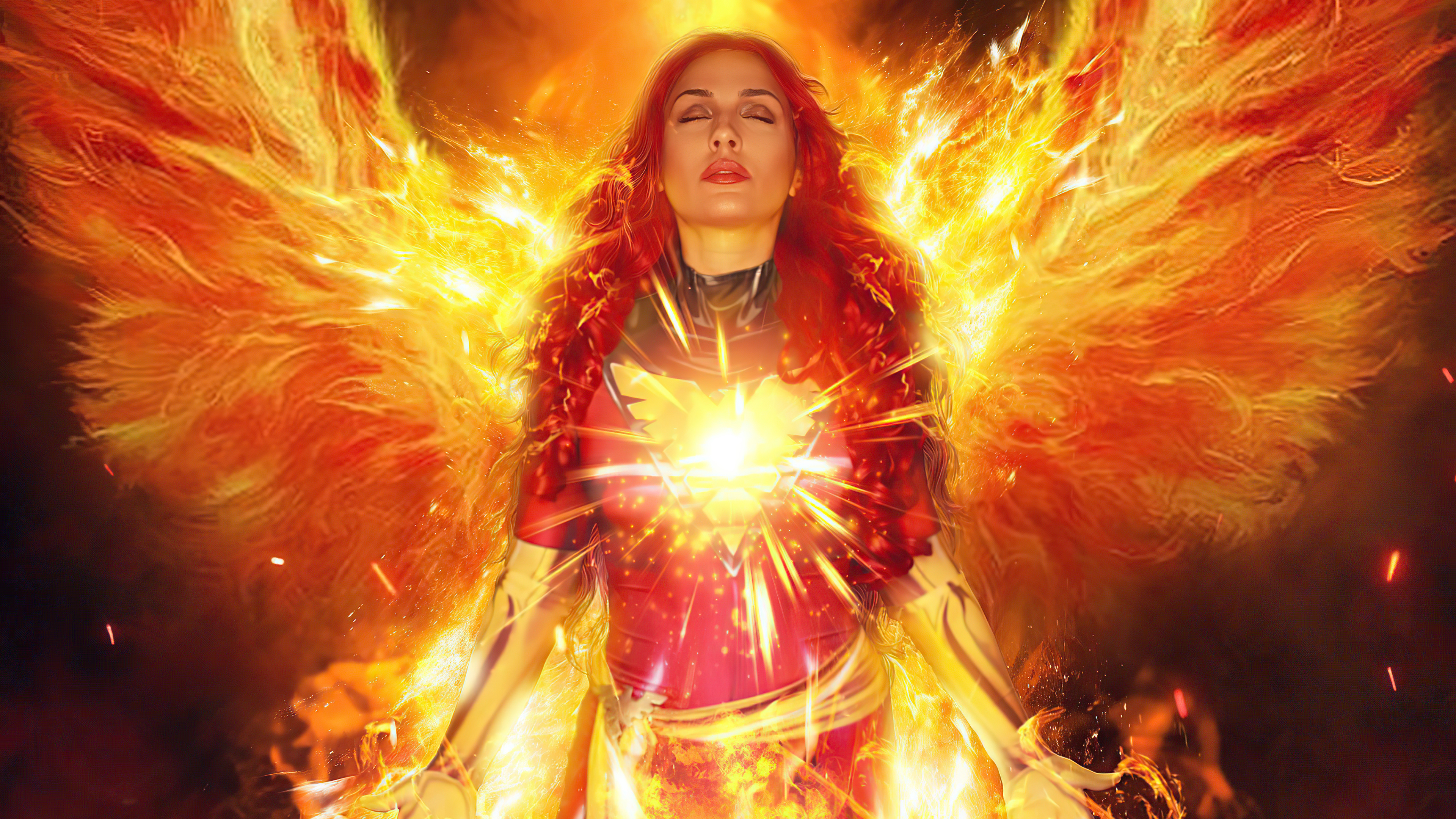 1600x900 Dark Phoenix Cosplay 4k 1600x900 Resolution HD 4k Wallpapers,  Images, Backgrounds, Photos and Pictures
