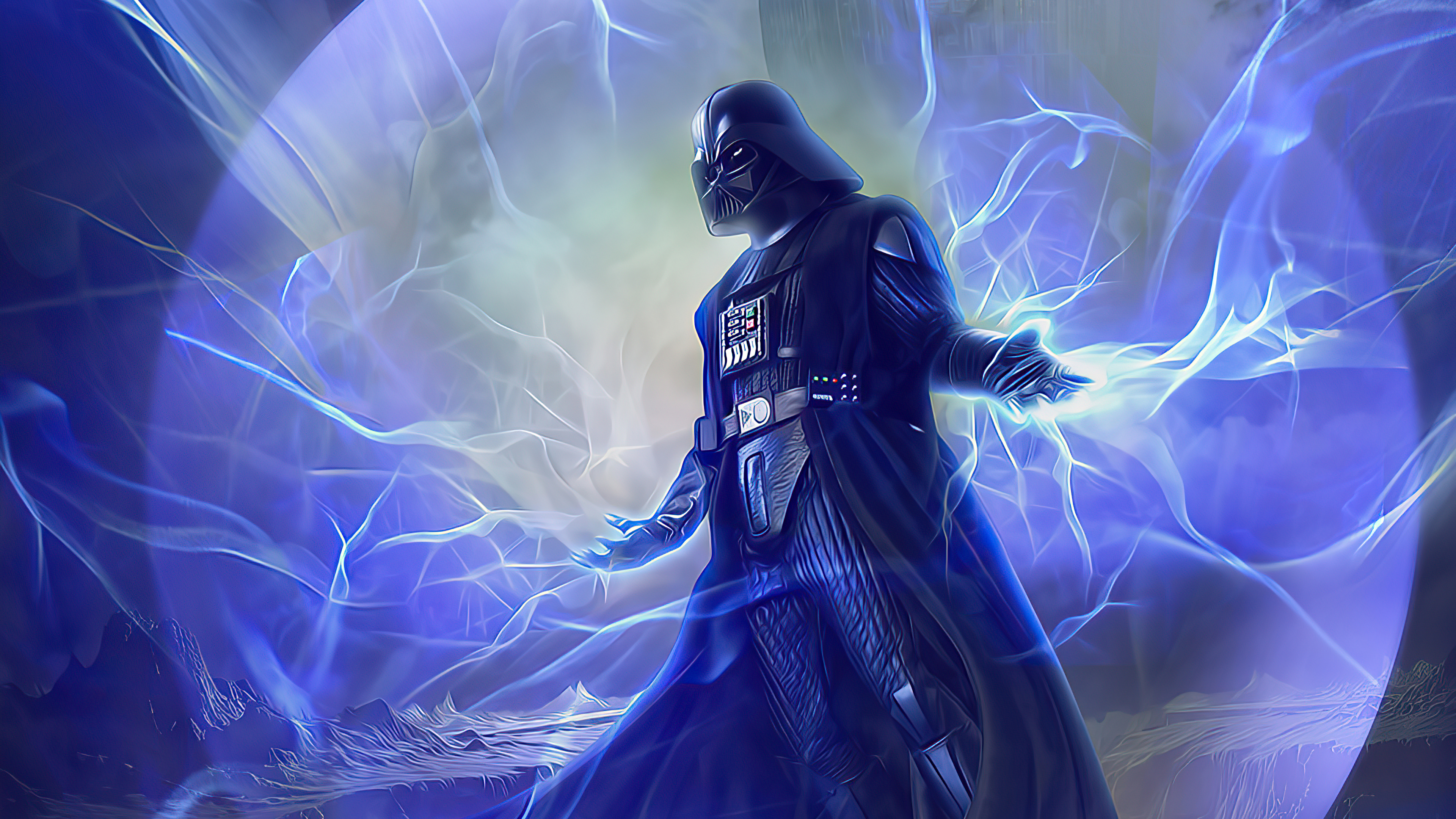 Darth Vader Digital Art Wallpaper Hd Artist 4k Wallpapers Images