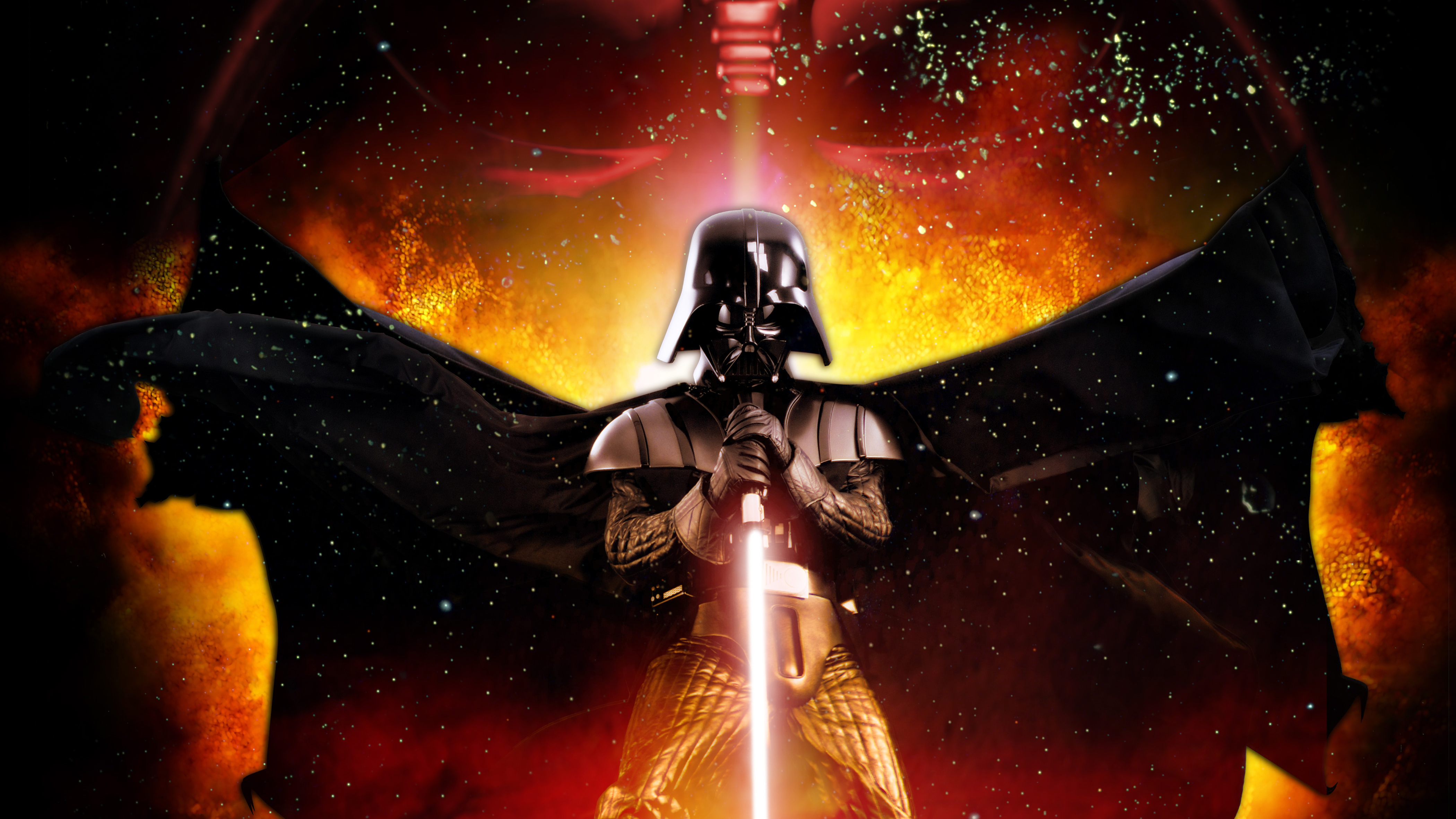 Just made some cool Star Wars Wallpapers Darth Vader and The Mandalorian   rStarWars