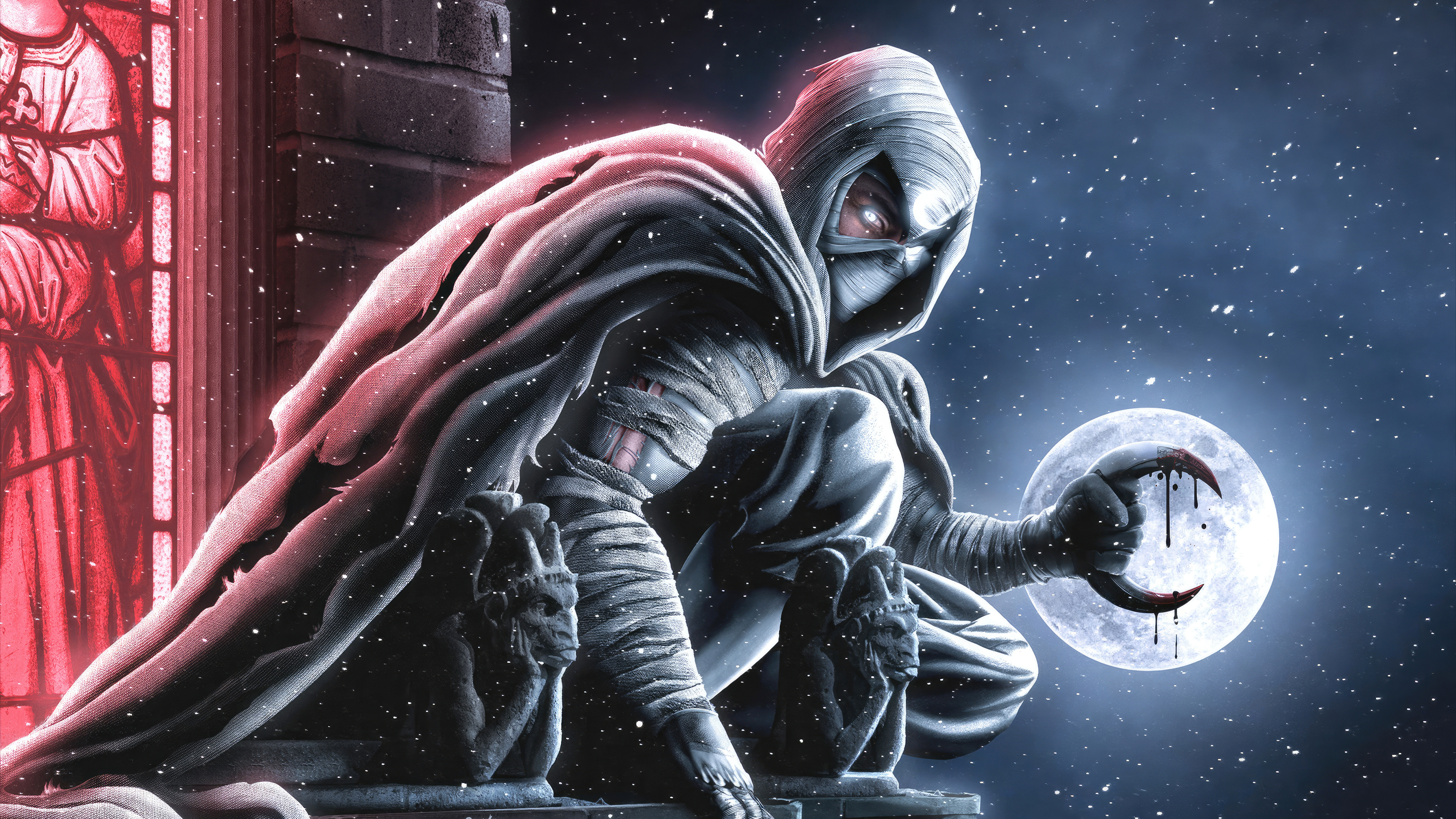 Moon Knight Background Wallpaper Download