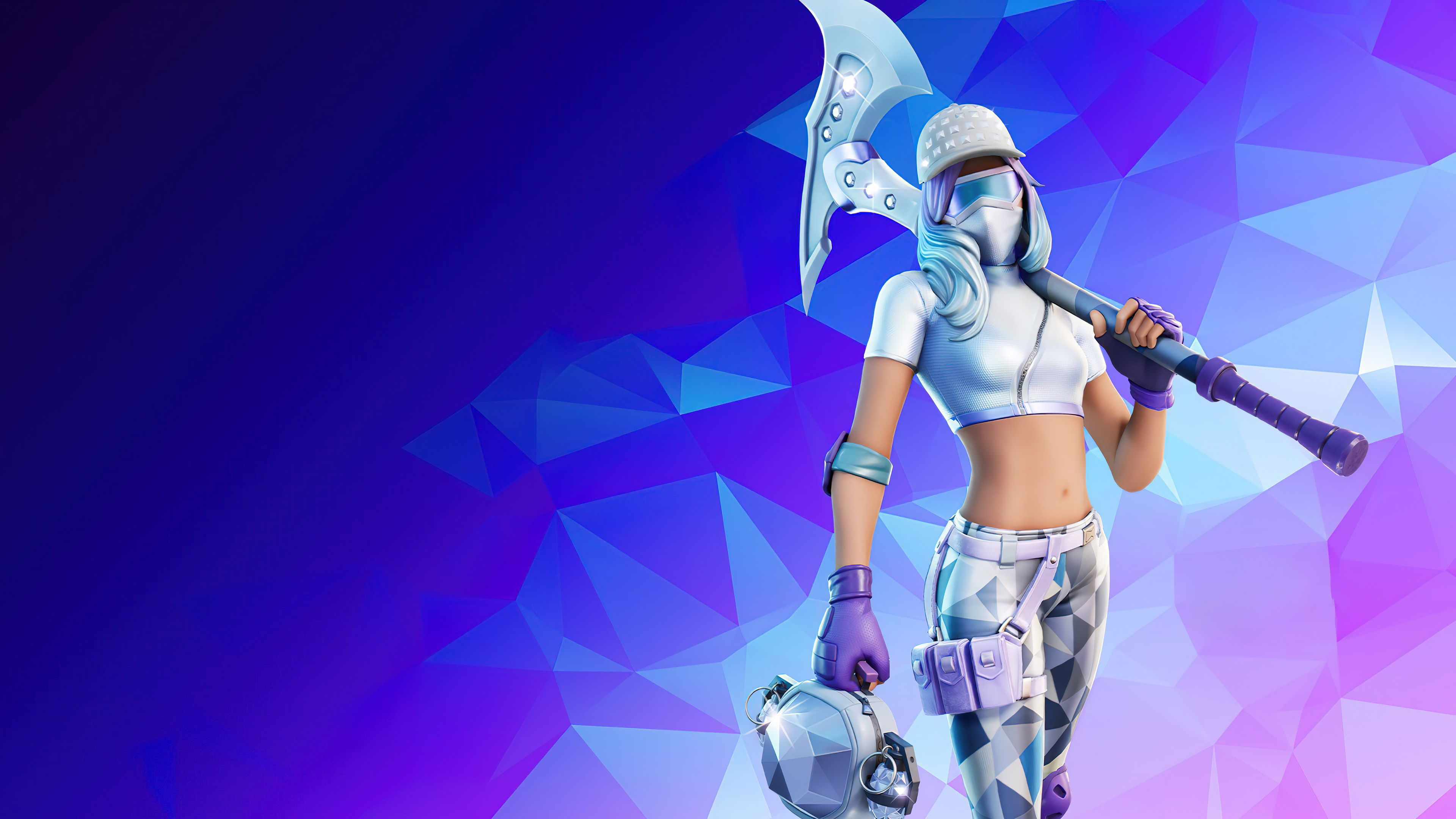 Abstrakt Wallpaper 4K, Fortnite