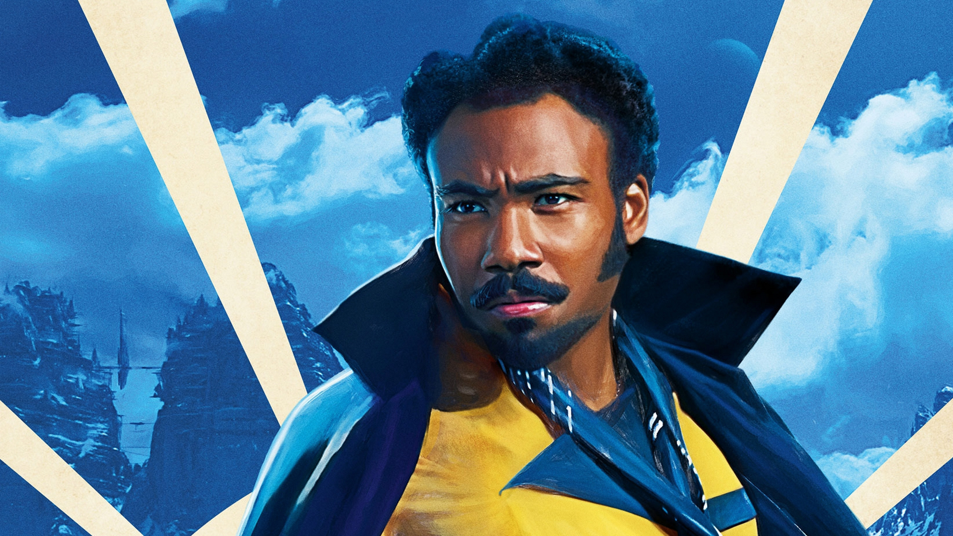 Donald Glover As Lando In Solo A Star Wars Story Movie Wallpaperhd Movies Wallpapers4k 