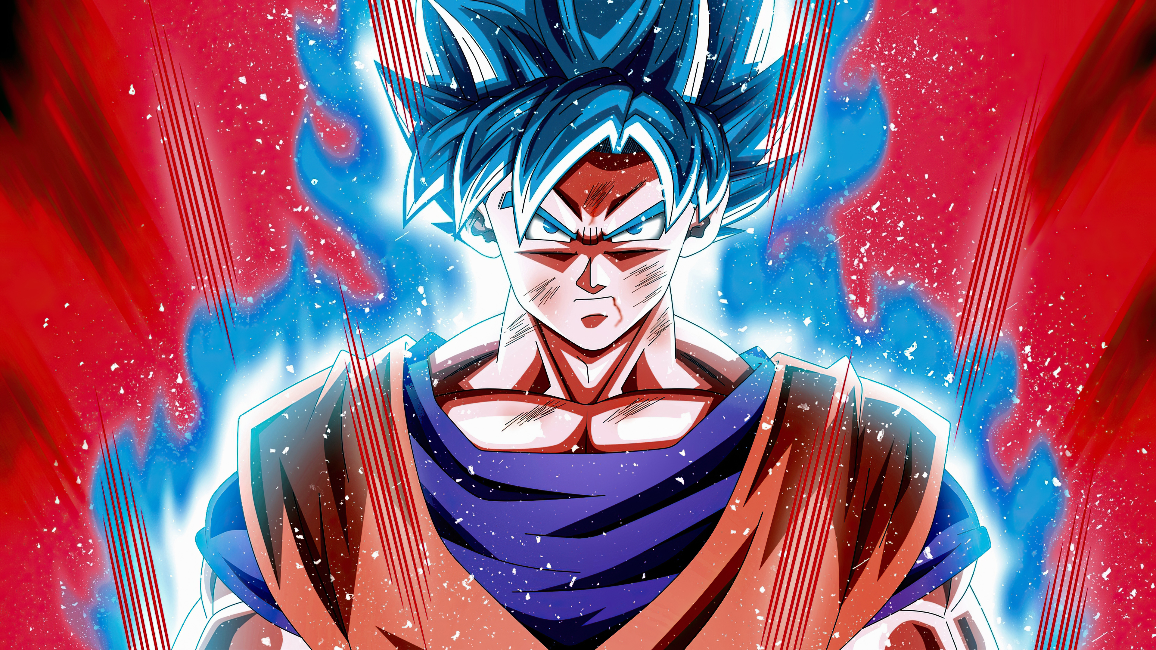 10x kaioken ssj blue, dragon ball super, goku, HD phone wallpaper