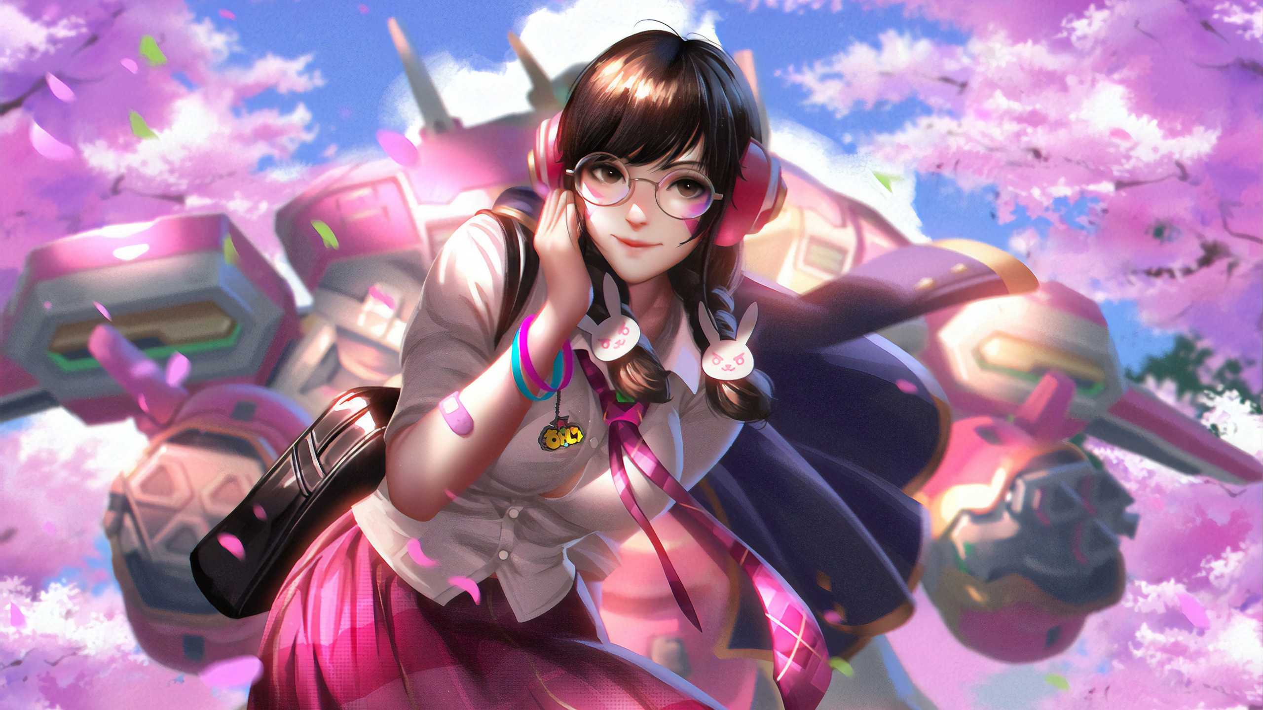 Dva Overwatch School Girl, HD Games, 4k Wallpapers, Images, Backgrounds,  Photos and Pictures