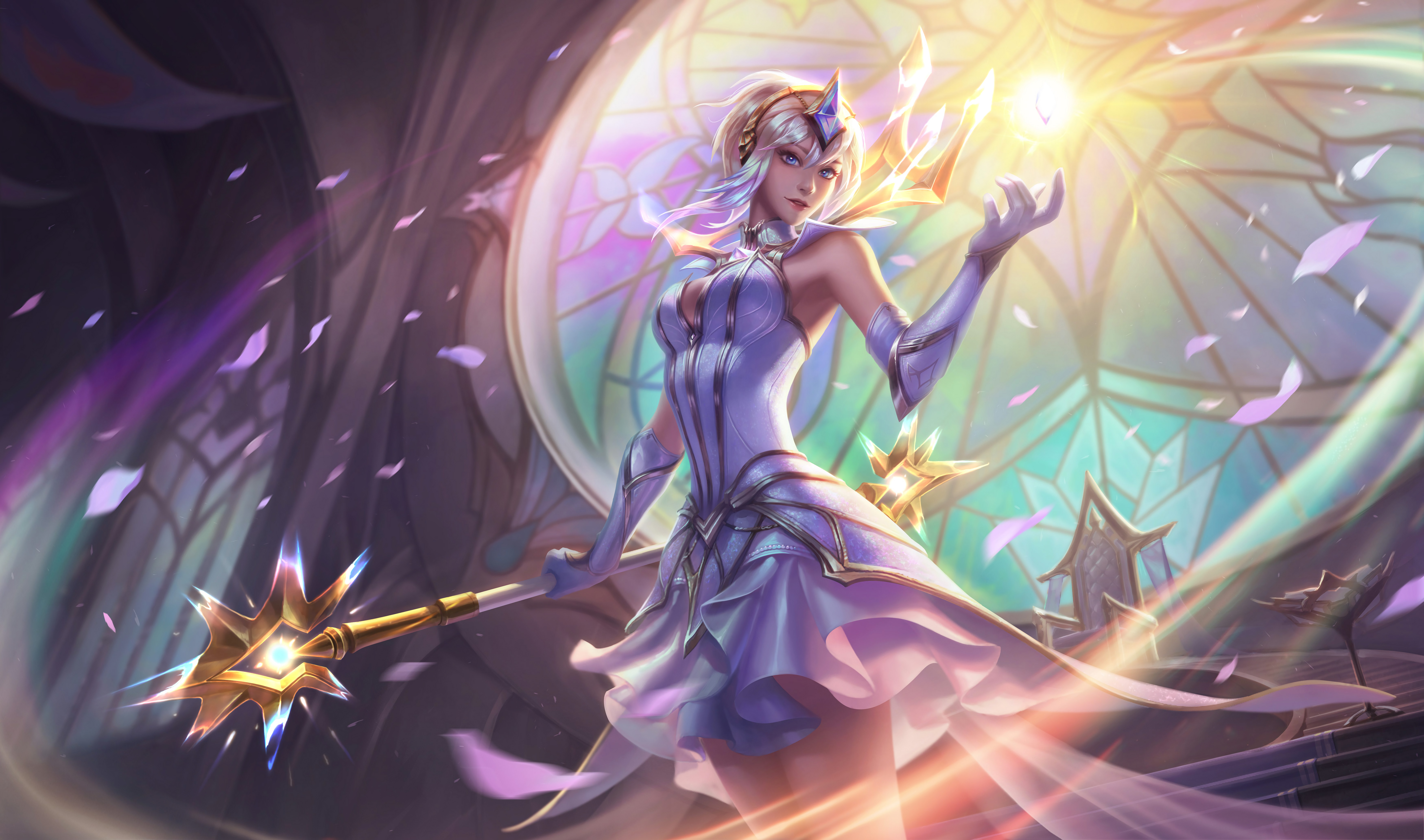 Elementalist Lux Splash Art League Of Legends Hd Games 4k Wallpapers Images Backgrounds Photos And Pictures