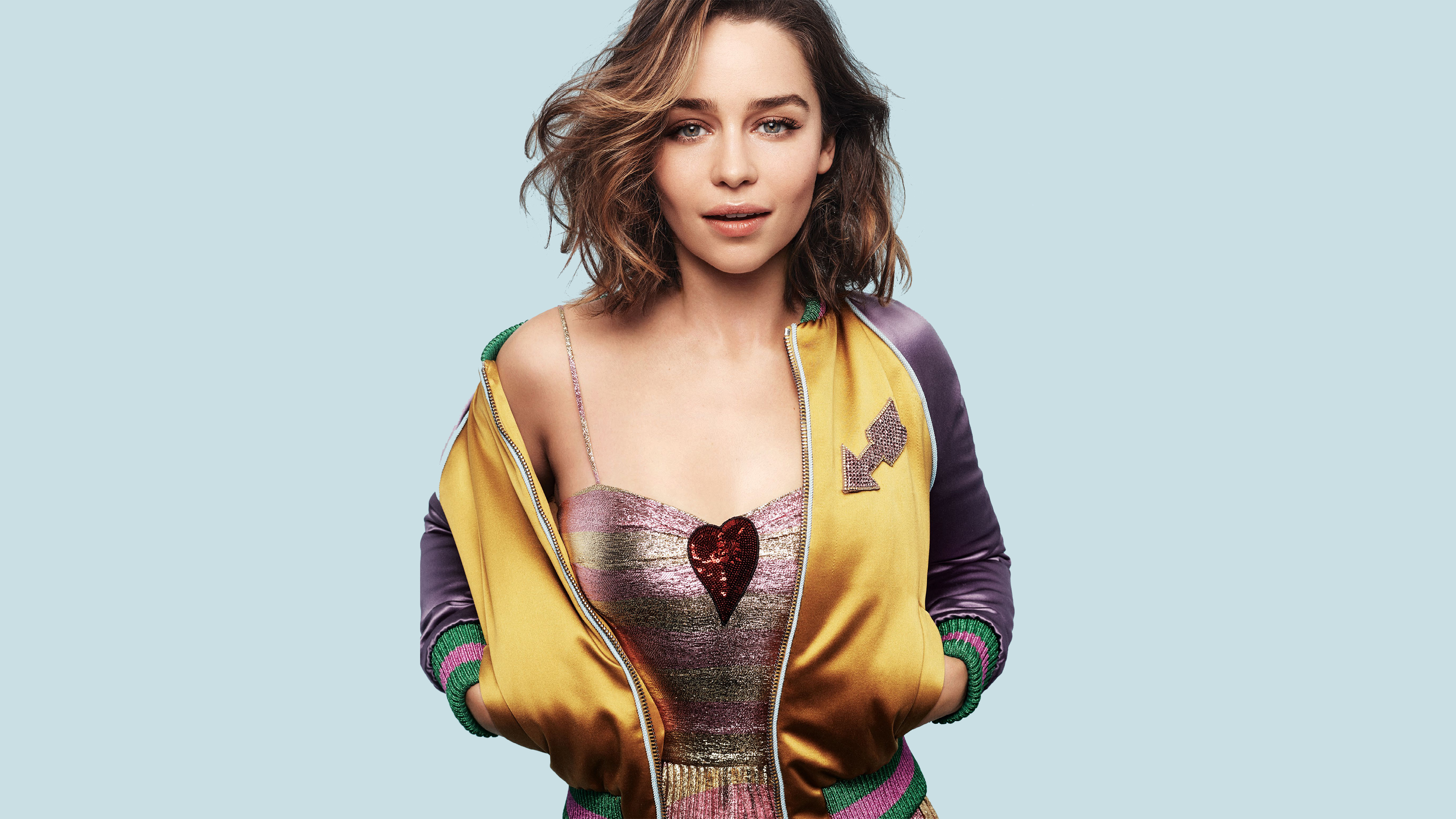 Emilia Clarke Celebrity Actress 4K Wallpaper 6326
