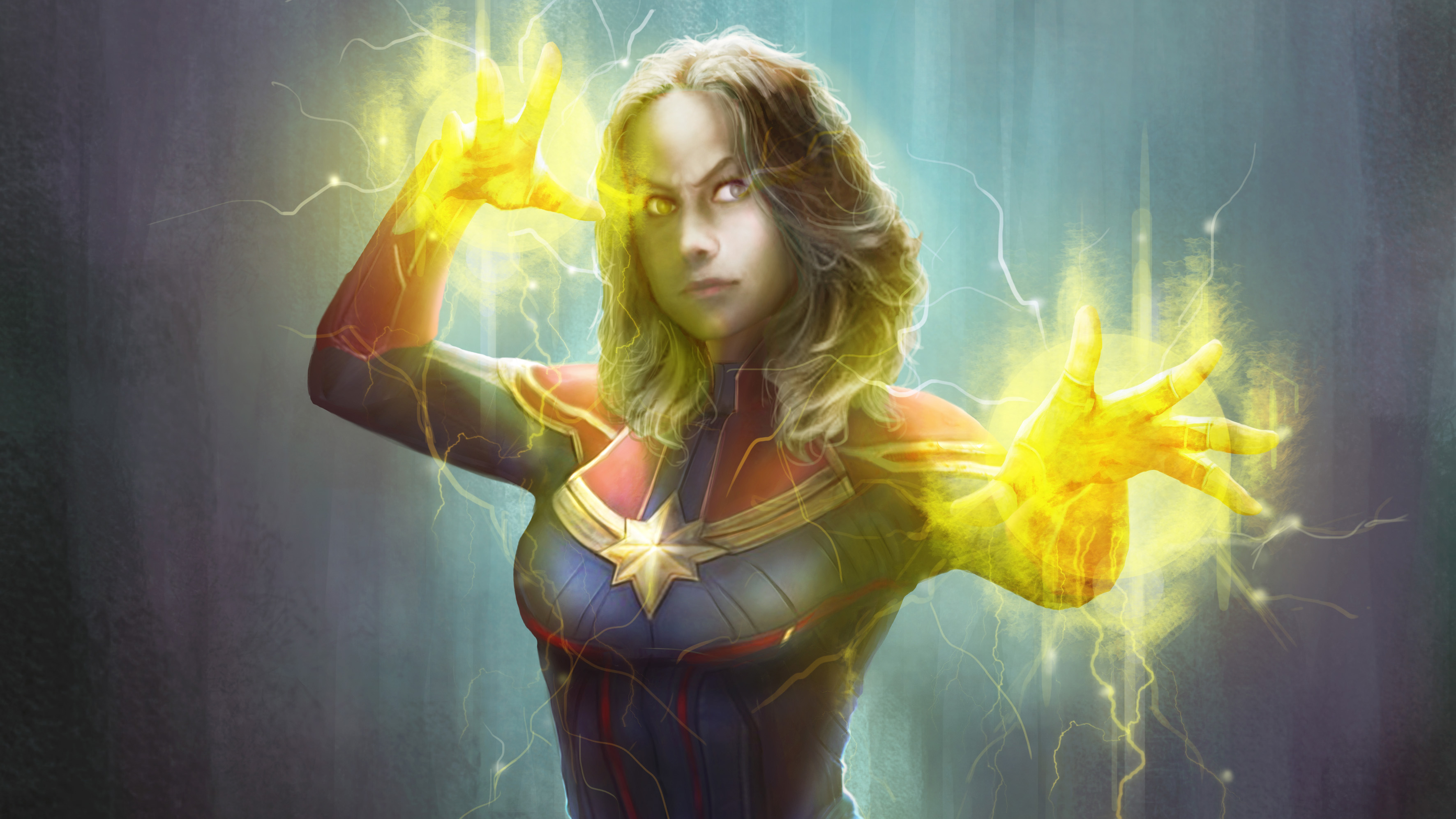 Fan Art Captain Marvel, HD Superheroes, 4k Wallpapers, Images, Backgrounds,  Photos and Pictures