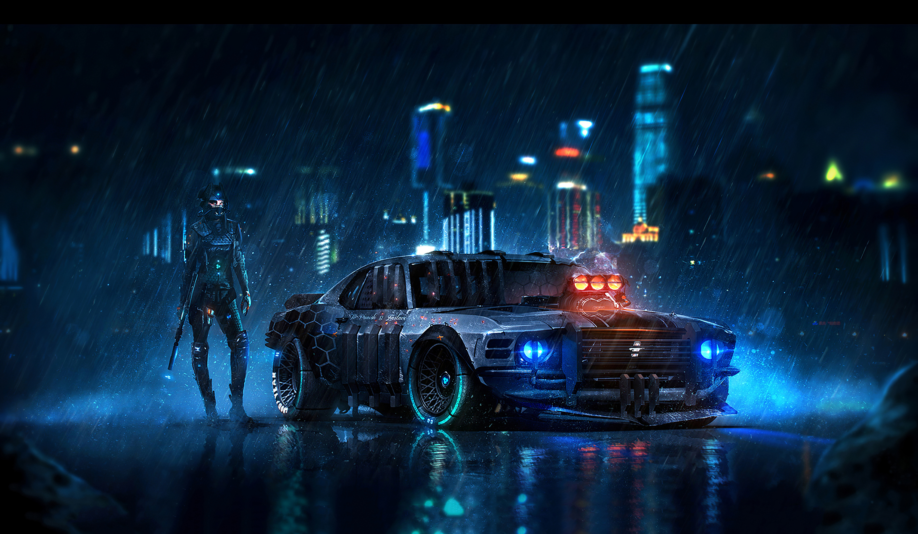 Ford Mustang Cyberpunk, HD Cars, 4k Wallpapers, Images, Backgrounds, Photos  and Pictures