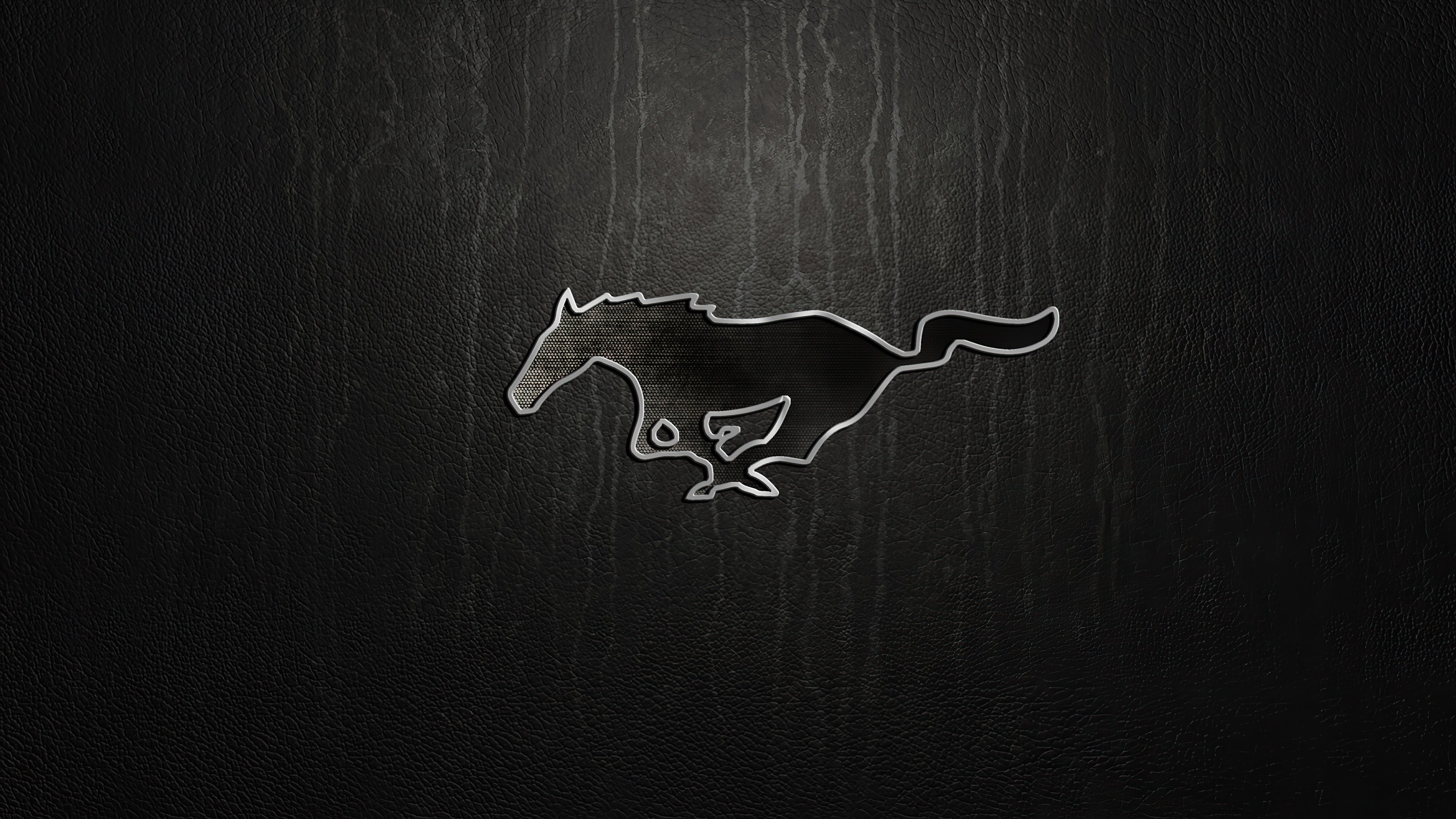 Mustang logo inspired by football game?