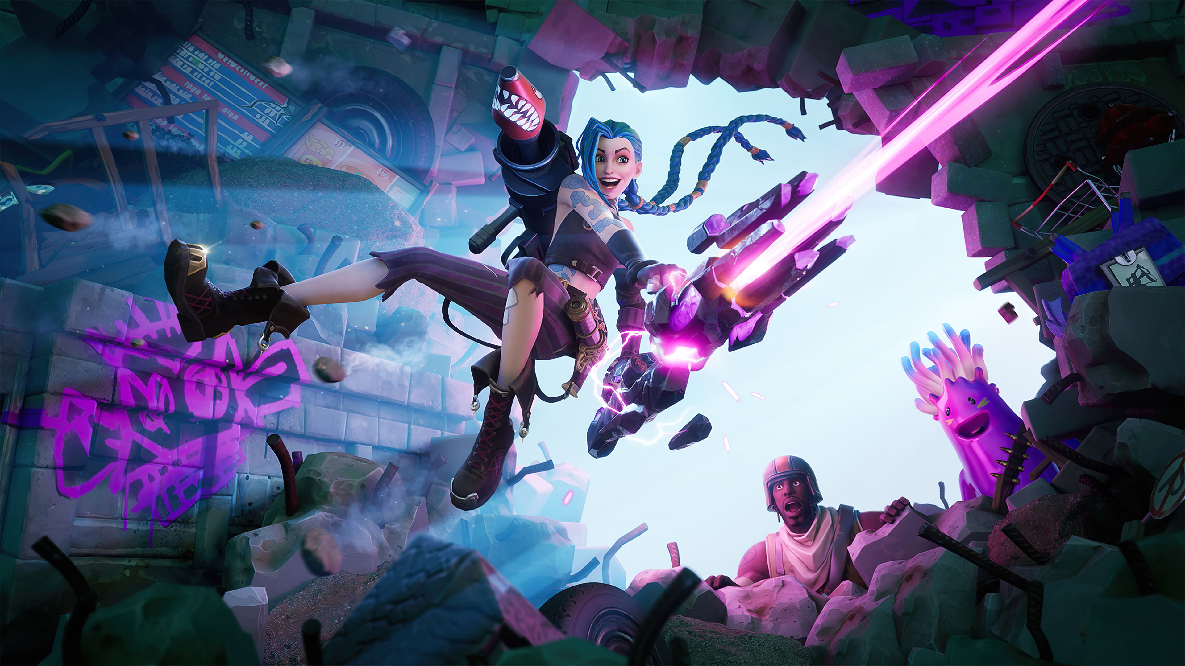 Fortnite Arcane Jinx Lol 4k, HD Games, 4k Wallpapers, Images, Backgrounds,  Photos and Pictures