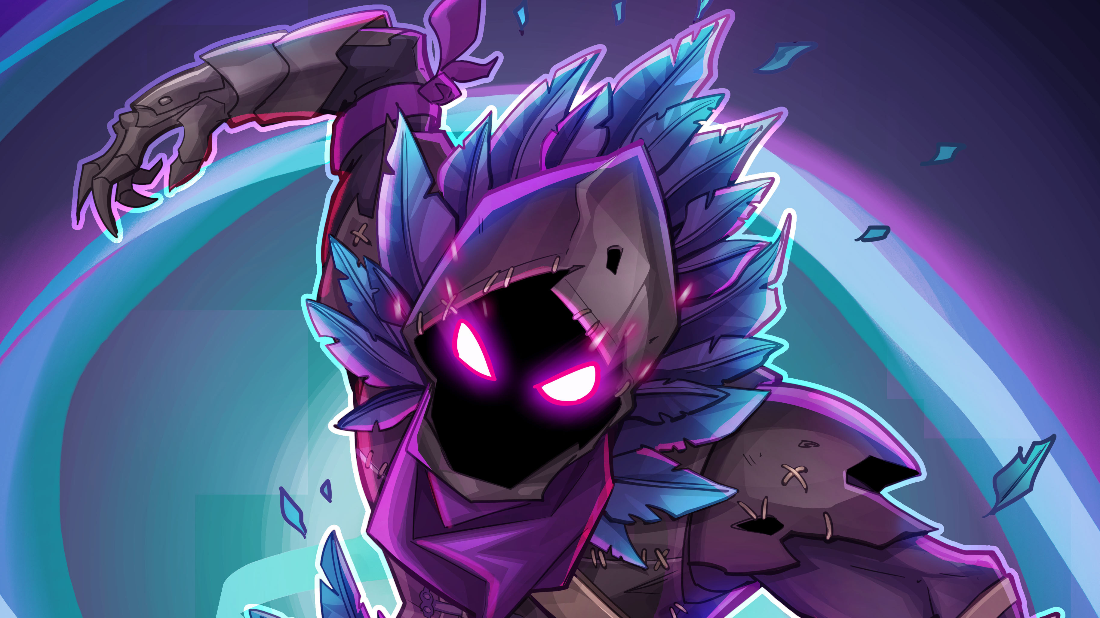 2048x1152 Fortnite Raven Fan Art 2048x1152 Resolution Hd 4k Wallpapers Images Backgrounds Photos And Pictures