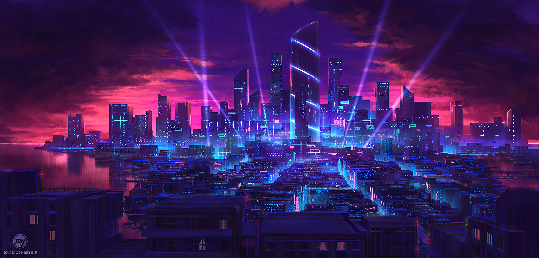 1360x768 Future Metropolis Laptop HD ,HD 4k Wallpapers,Images