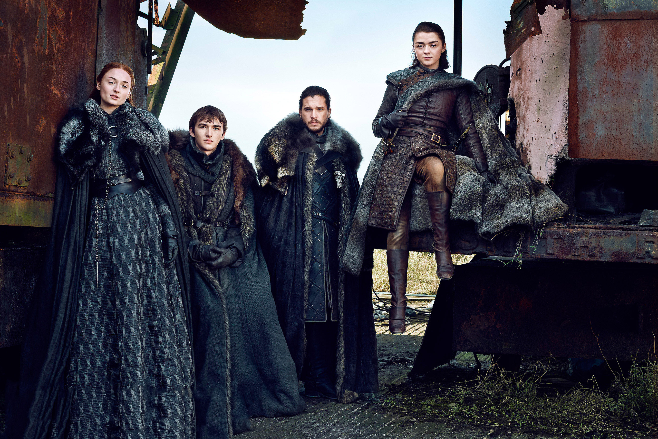 Game Of Thrones Season 7 Bran Stark Sansa Stark Jon Snow Arya Stark HD 