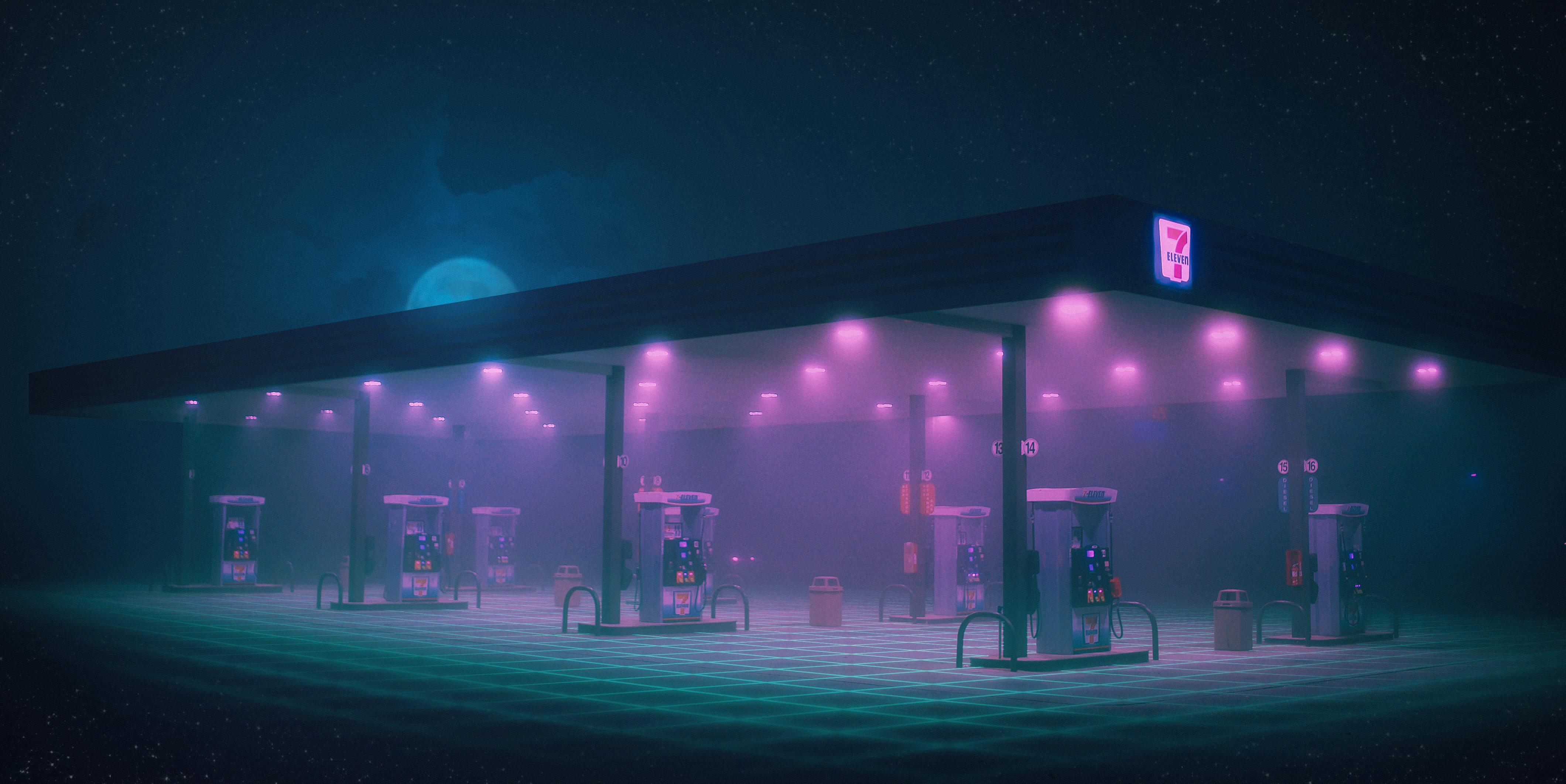 Basketball Aesthetic cool gas station led music nice vapourwave HD  phone wallpaper  Peakpx