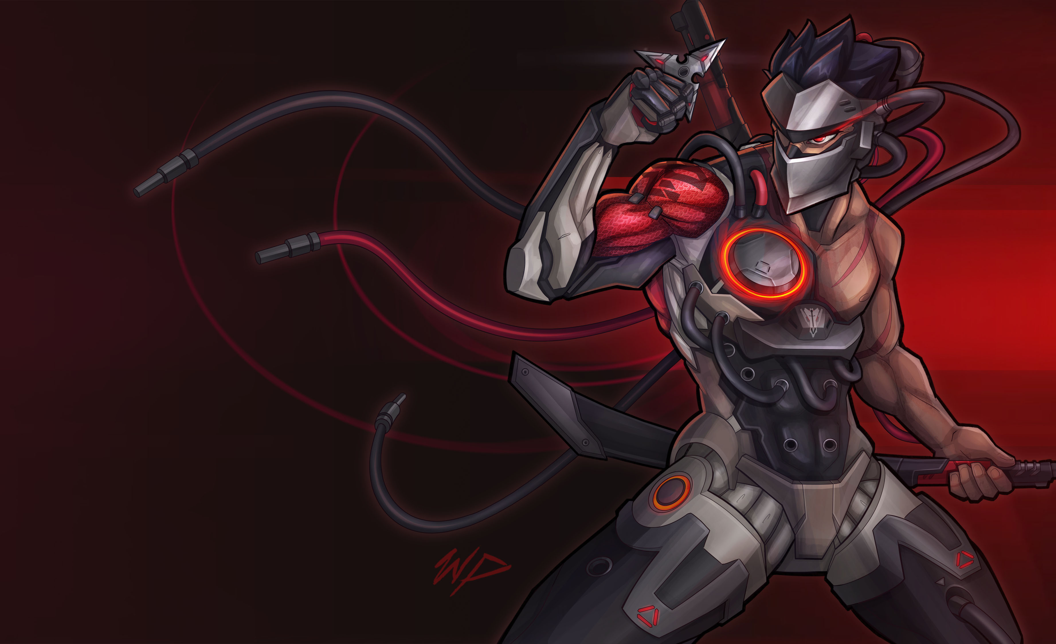 X Genji Blackwatch P Hd K Wallpapers Images Backgrounds Photos And Pictures