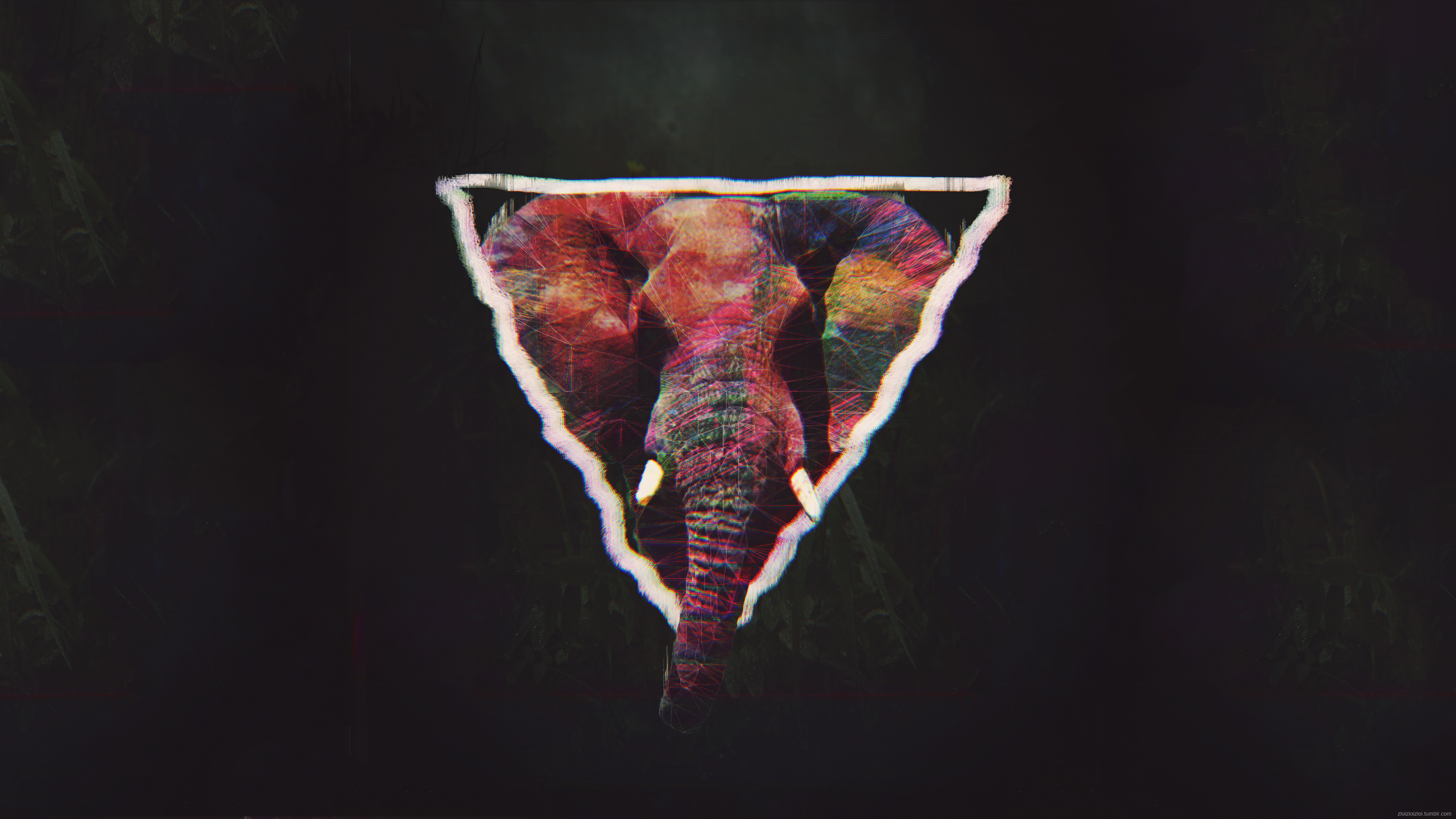 Glitch Elephant Art, HD Artist, 4k Wallpapers, Images, Backgrounds, Photos  and Pictures
