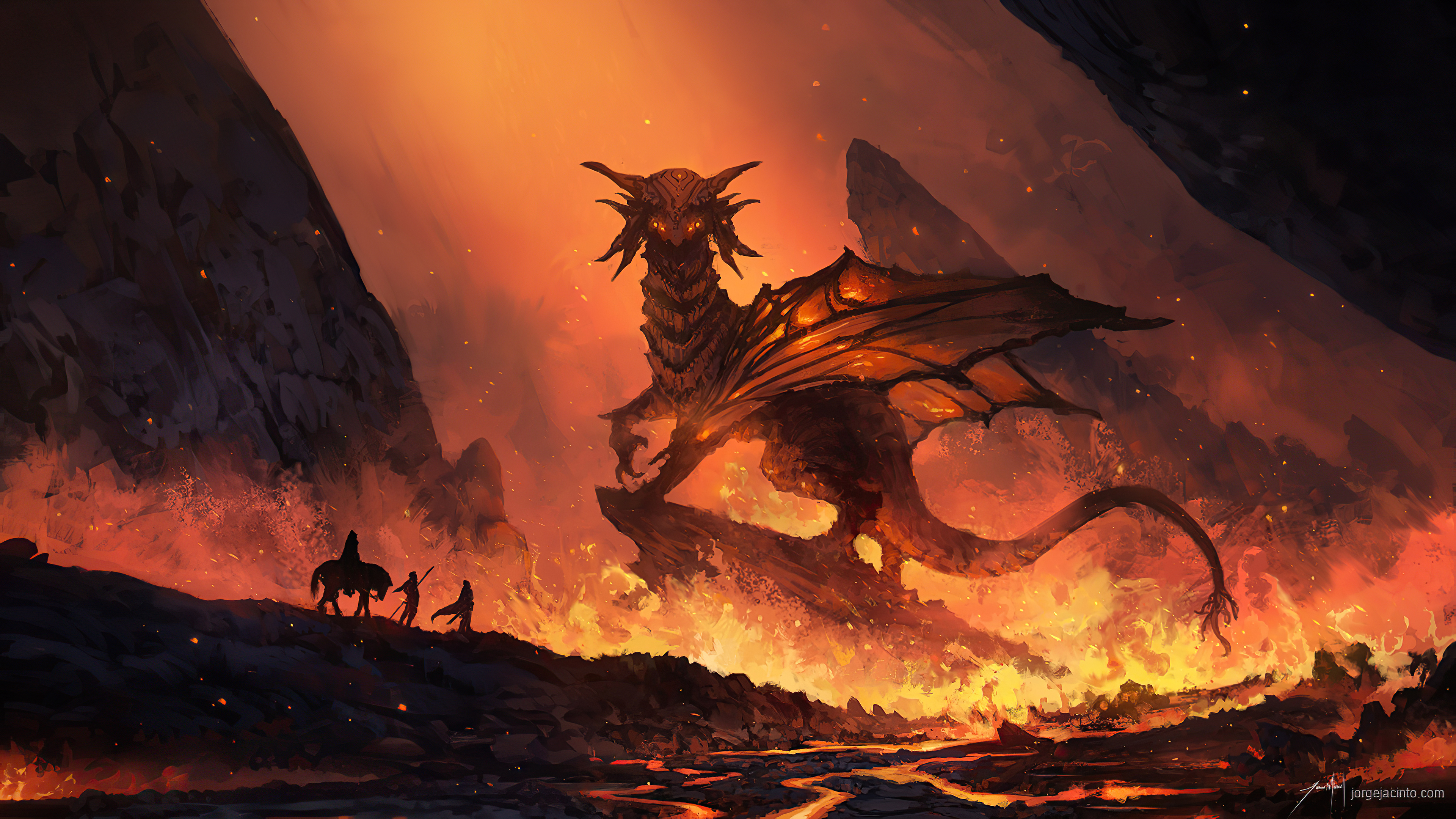God Of Fire Dragon 4k, HD Artist, 4k Wallpapers, Images, Backgrounds,  Photos and Pictures