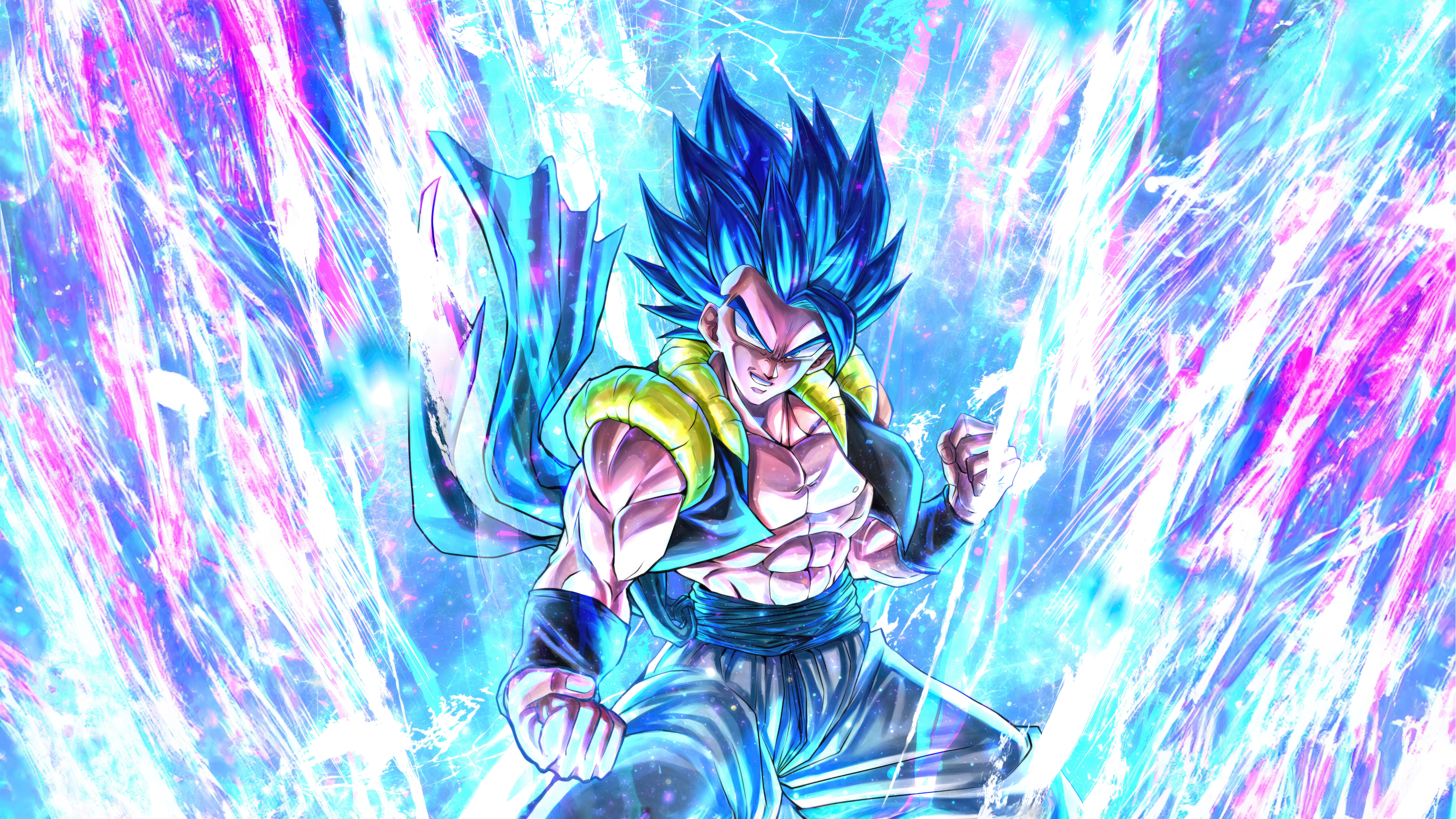 Gogeta Blue From The Movie Dragon Ball Super Broly Wallpaper,HD Anime  Wallpapers,4k Wallpapers,Images,Backgrounds,Photos and Pictures