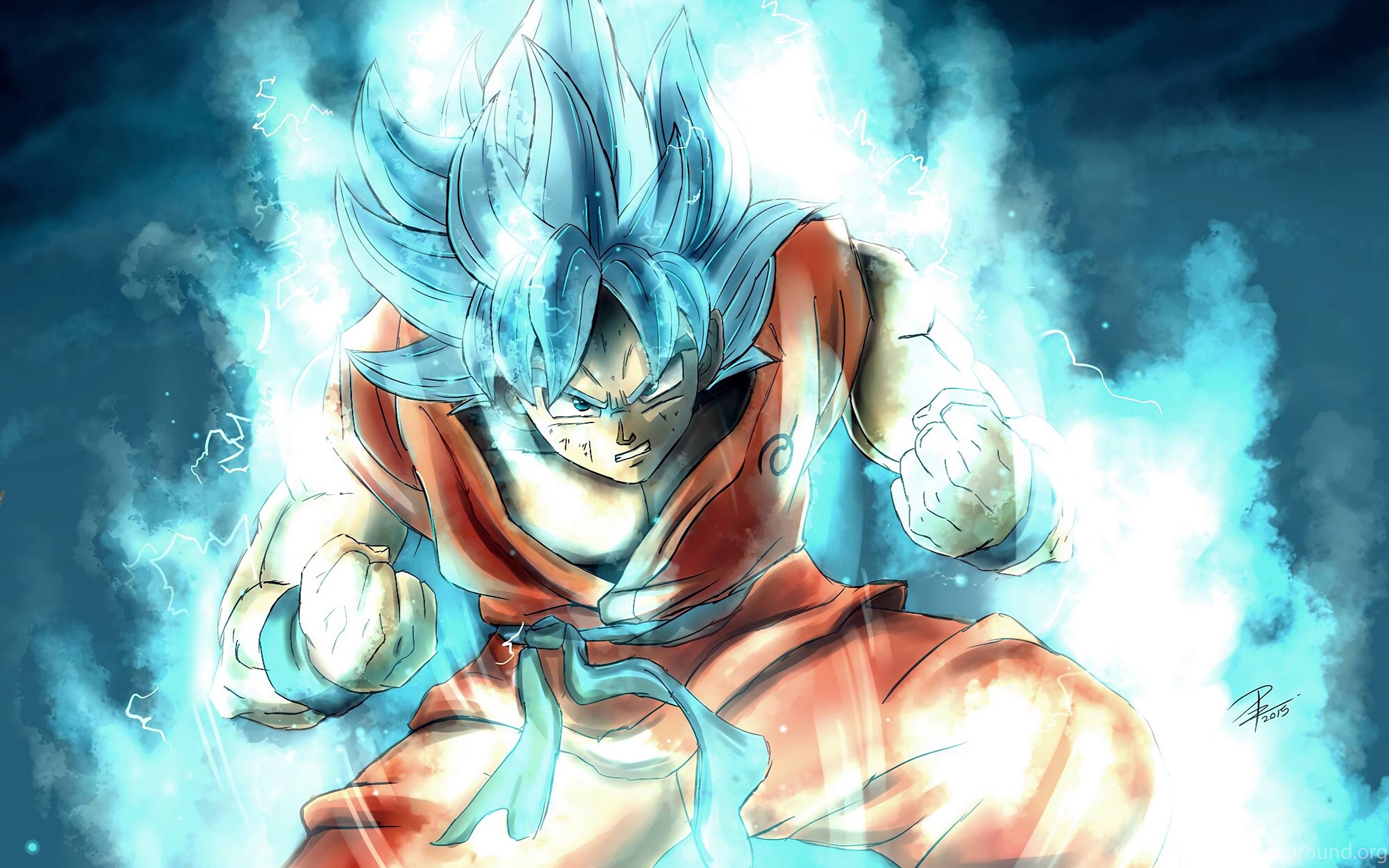 Super saiyan goku wallpaper 4k, wallpapers dragon ball super 4k