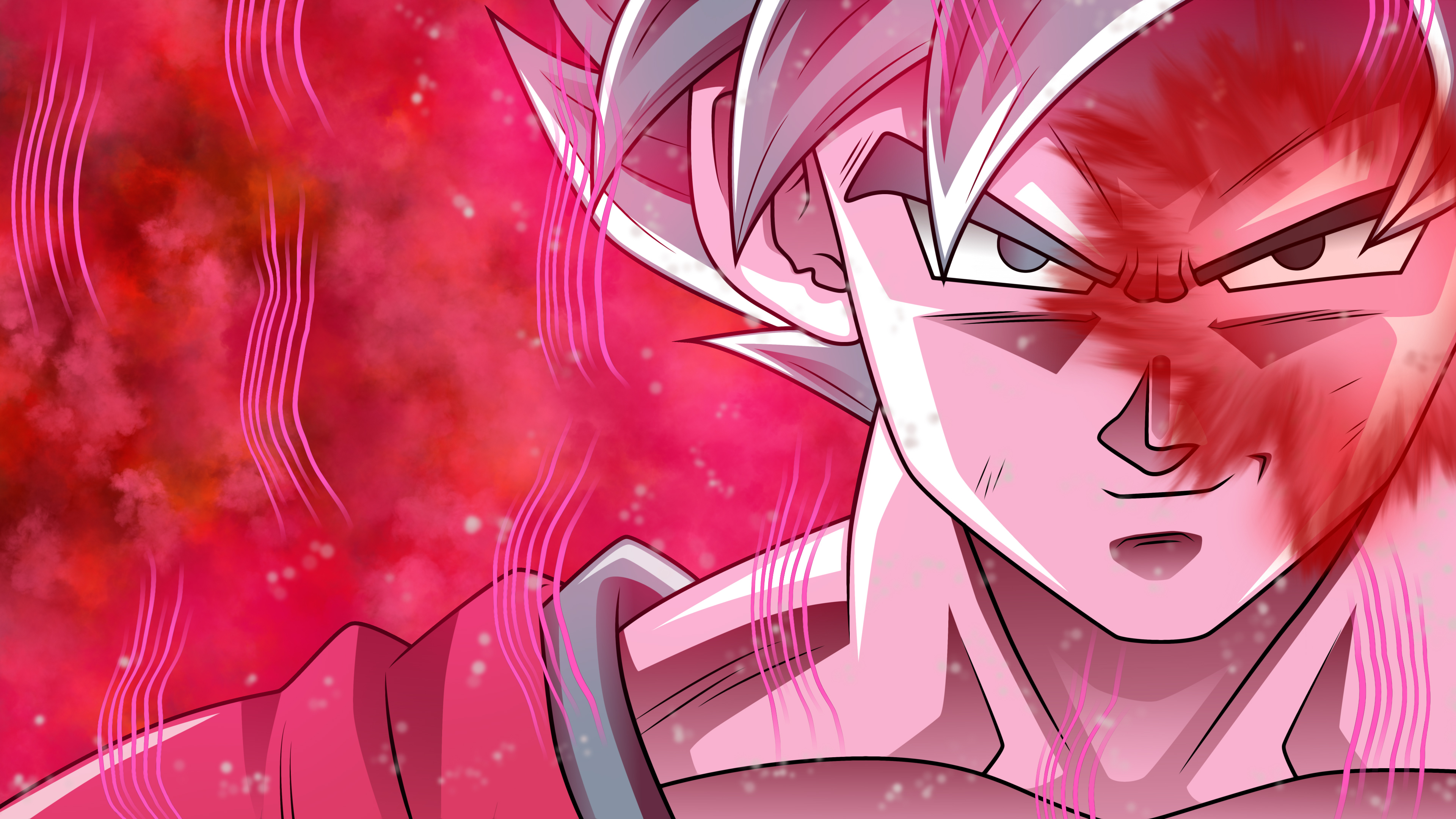 Download wallpaper 2932x2932 goku, dragon ball super, fan art