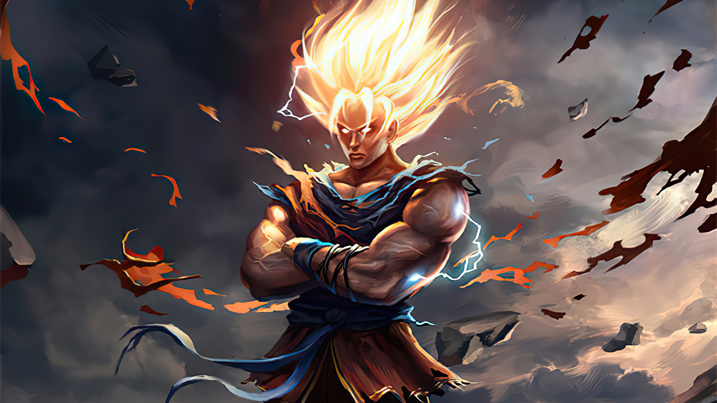 Goku Fire, HD Anime, 4k Wallpapers, Images, Backgrounds, Photos and Pictures