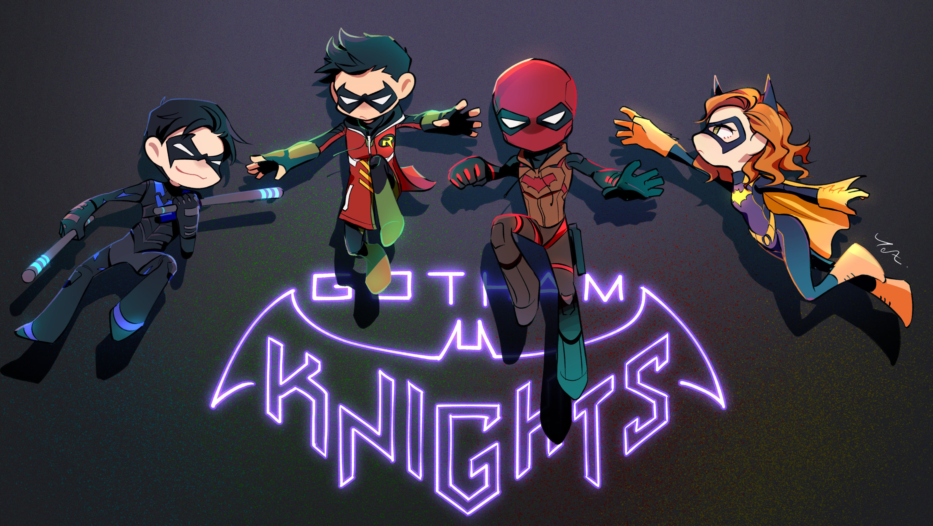 Red Hood Gotham Knights video game wallpaper background  plingcom