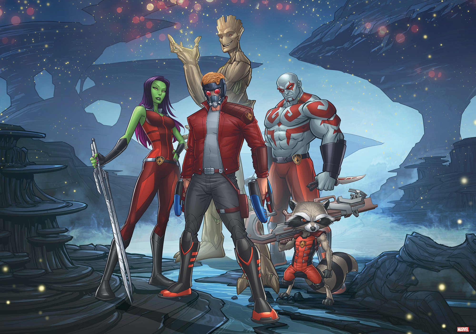 marvel superheroes guardians of the galaxy