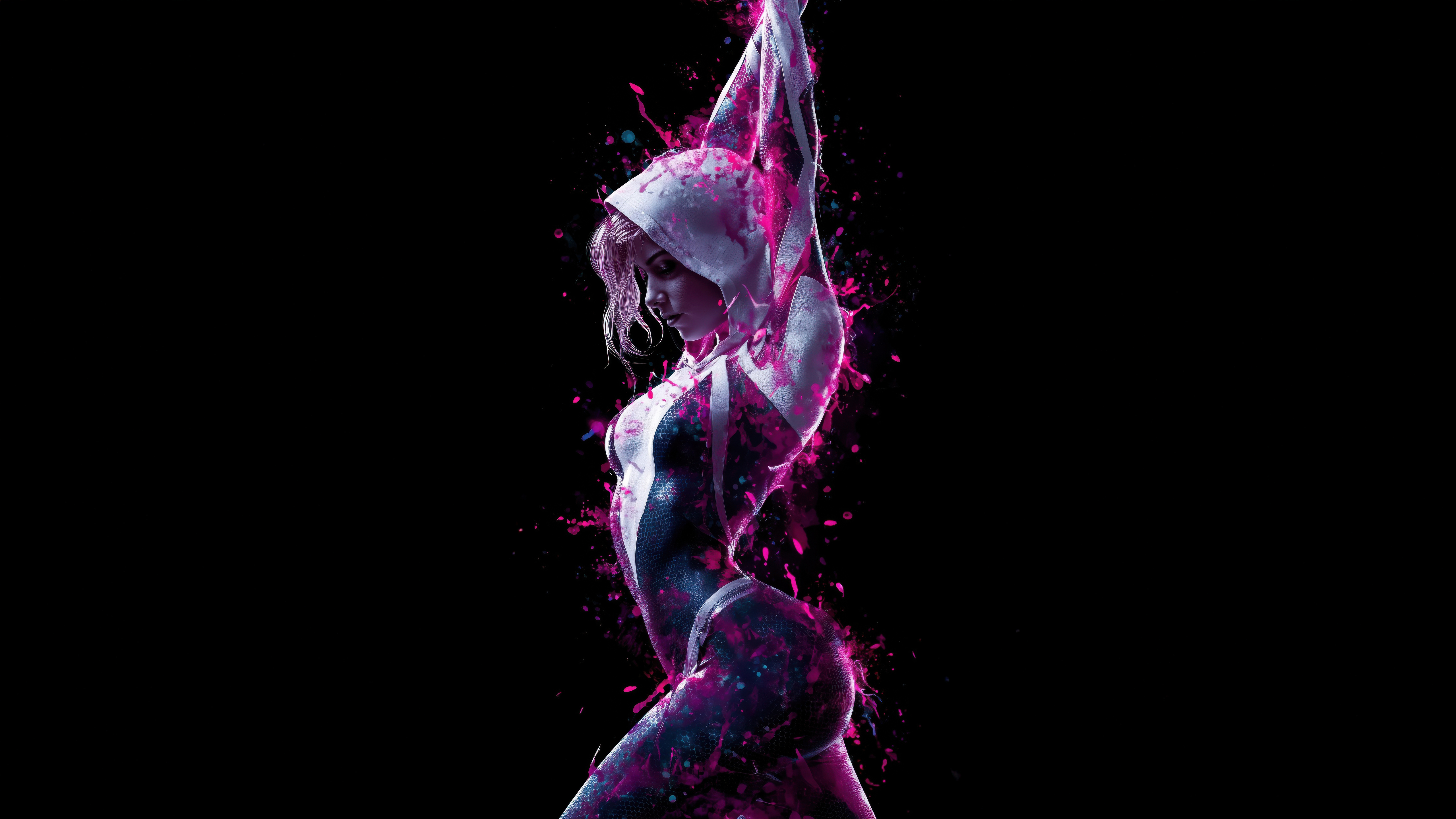 Gwen Stacy Z Fighter Wallpaper,HD Superheroes Wallpapers,4k Wallpapers 