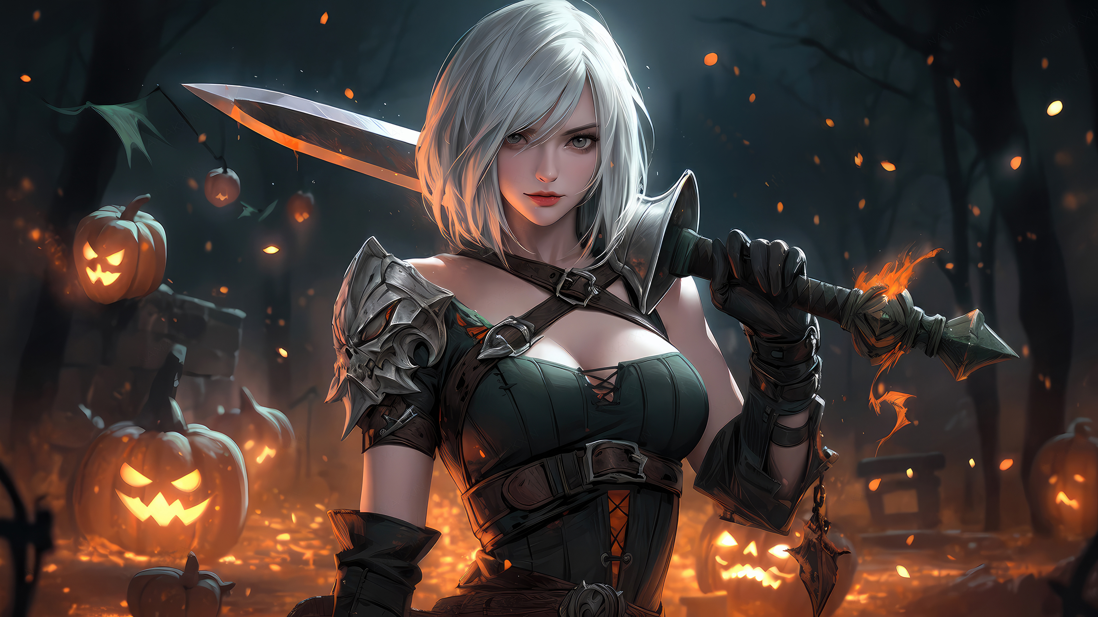 1125x2436 Riven League Of Legends Art 4k Iphone XS,Iphone 10