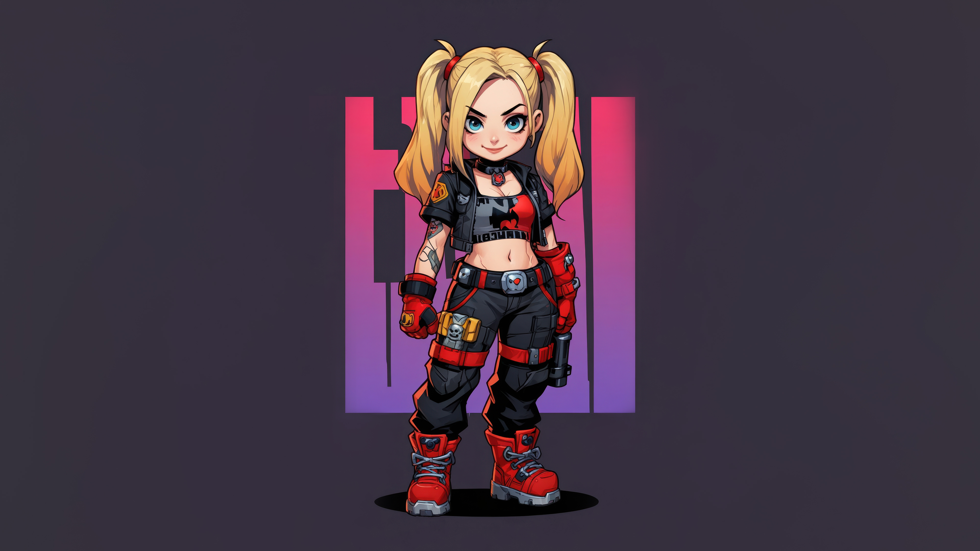 Harley Quinn Lone Wallpaper HD Superheroes Wallpapers 4k Wallpapers 