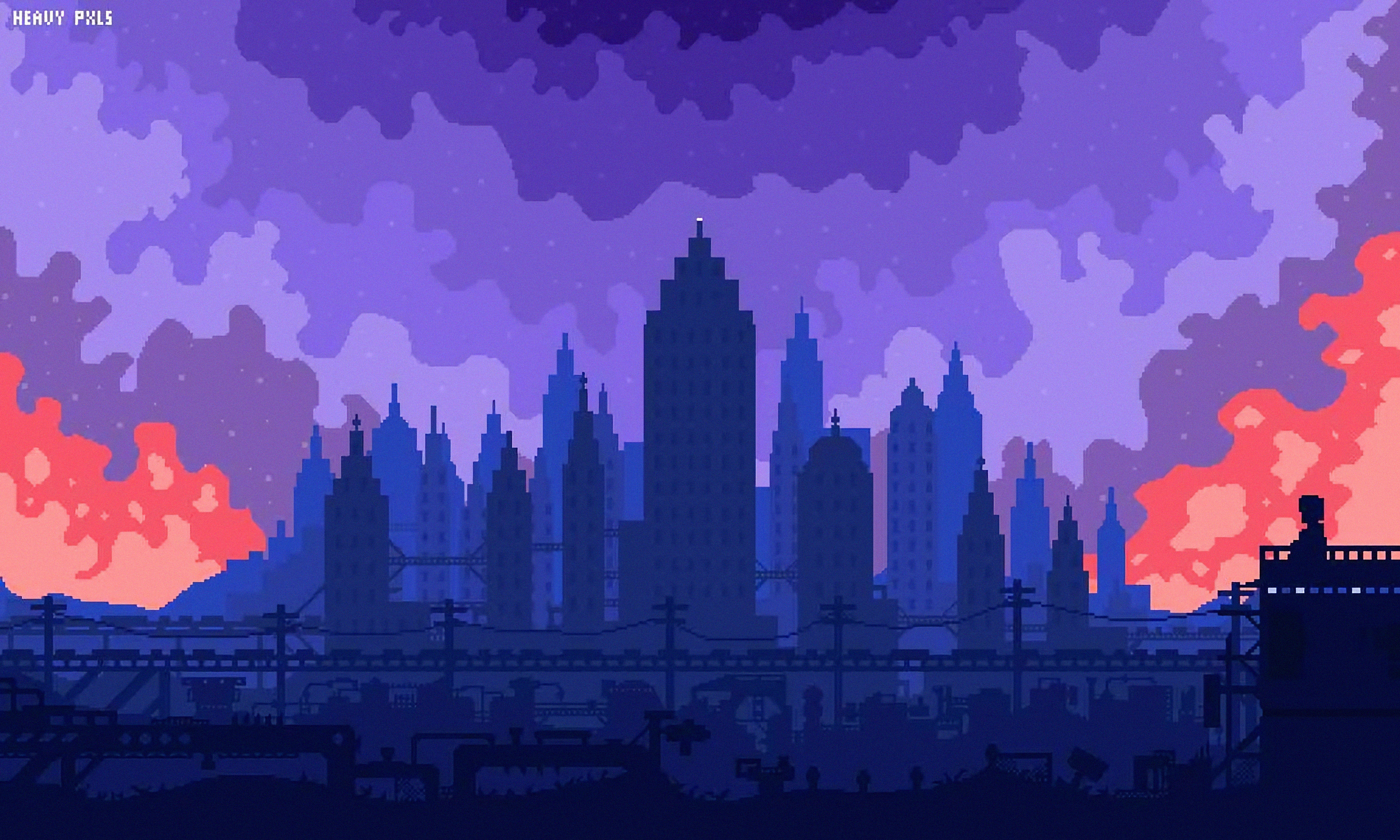 Pixel art: 30 great examples. Pixel city, Pixel art, Cool pixel art,  Cyberpunk Pixel HD phone wallpaper | Pxfuel