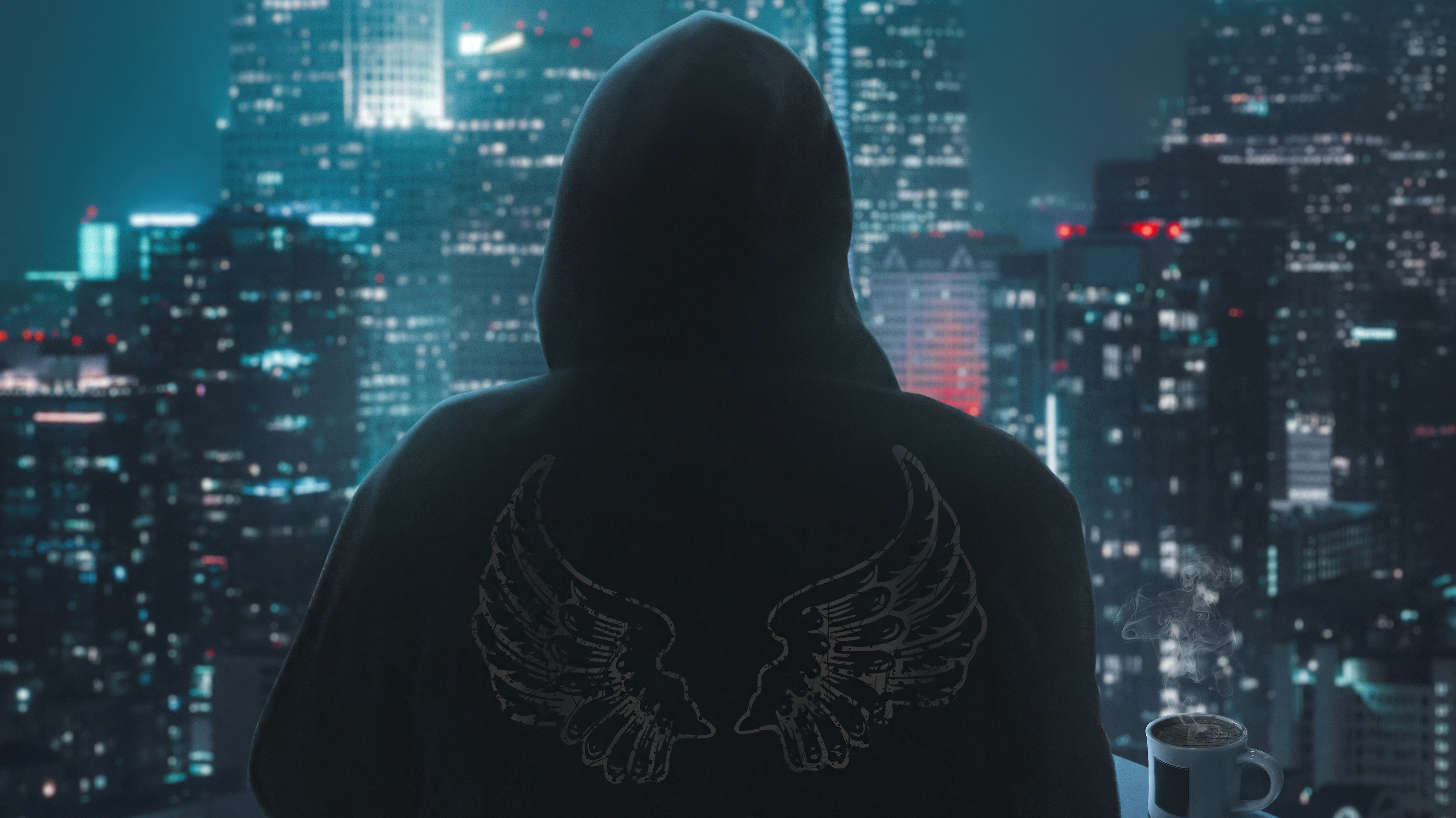 Hoodie Boy Back City Watching, HD Artist, 4k Wallpapers, Images,  Backgrounds, Photos and Pictures