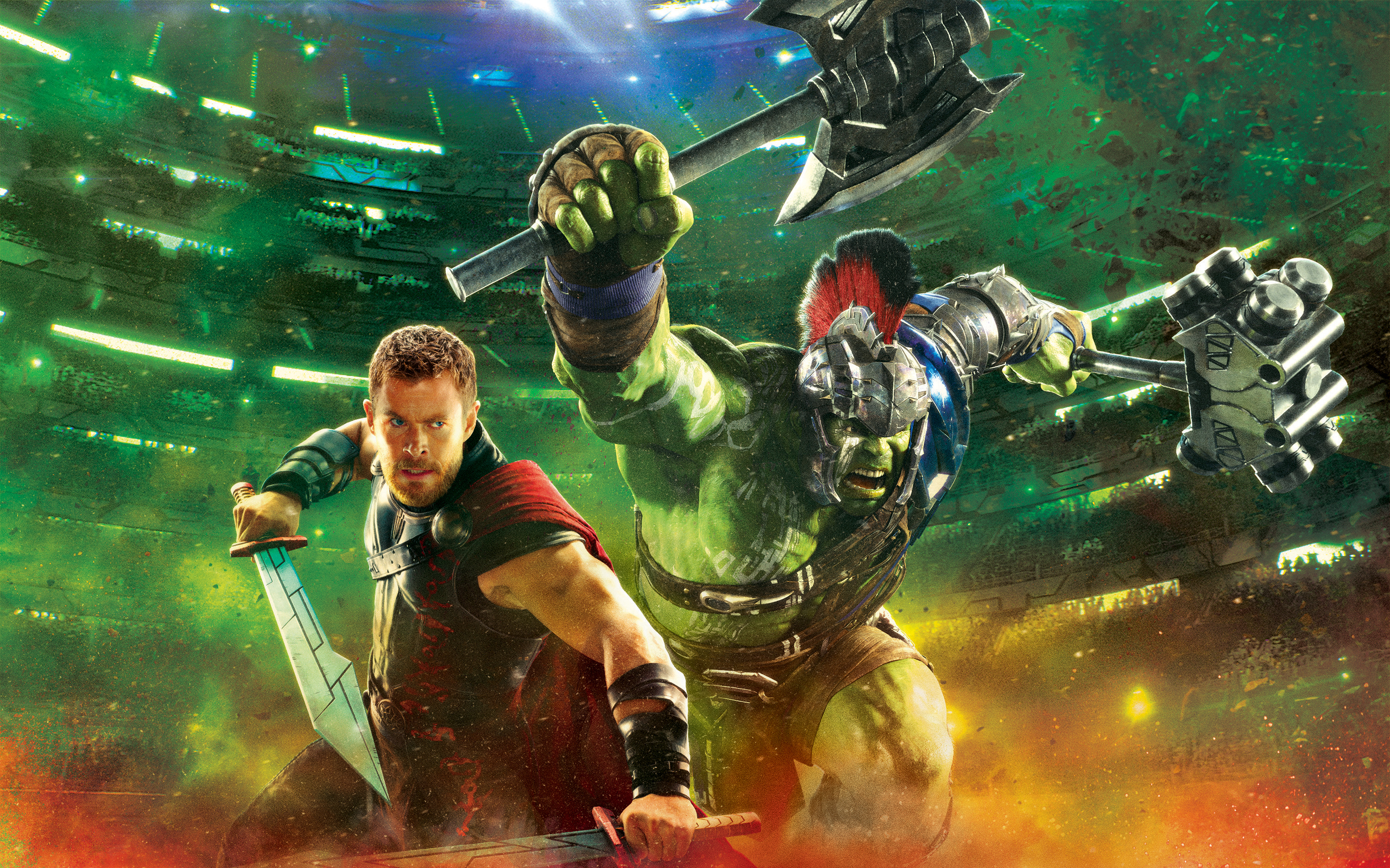 Thor Ragnarok - Argument with The Hulk - Thor go Hulk stay [ HDR - 4K - 5.1  ] 