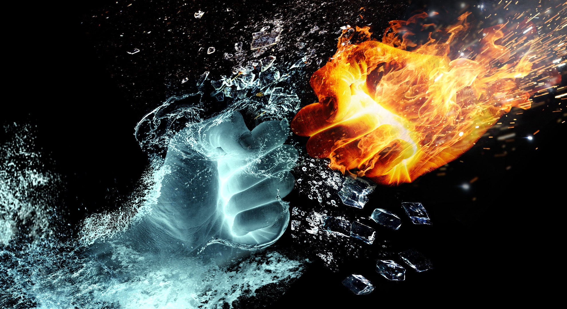 19x10 Ice Vs Heat 1080p Resolution Hd 4k Wallpapers Images Backgrounds Photos And Pictures