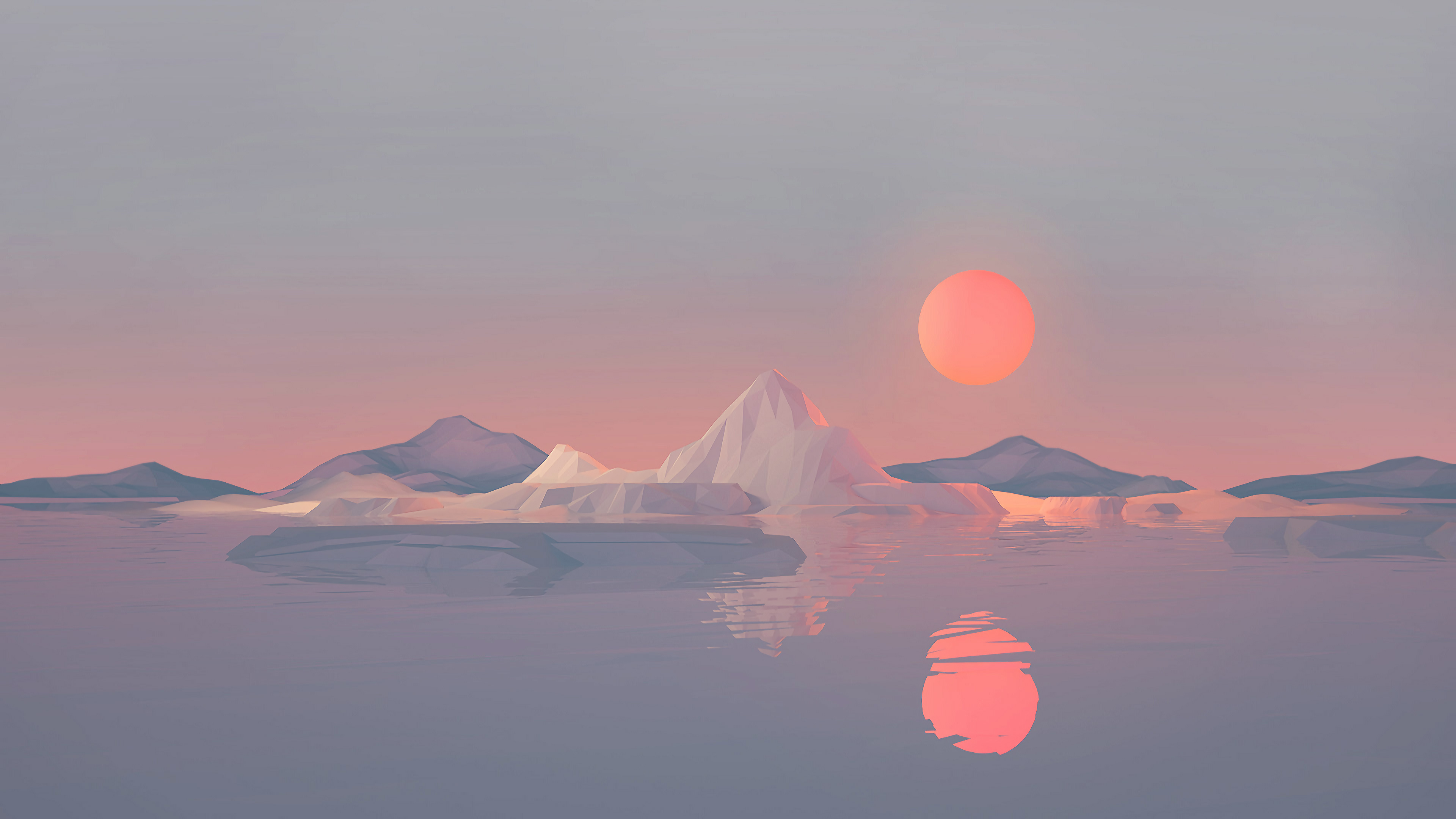 Iceberg Minimalist 4k, HD Artist, 4k Wallpapers, Images, Backgrounds,  Photos and Pictures
