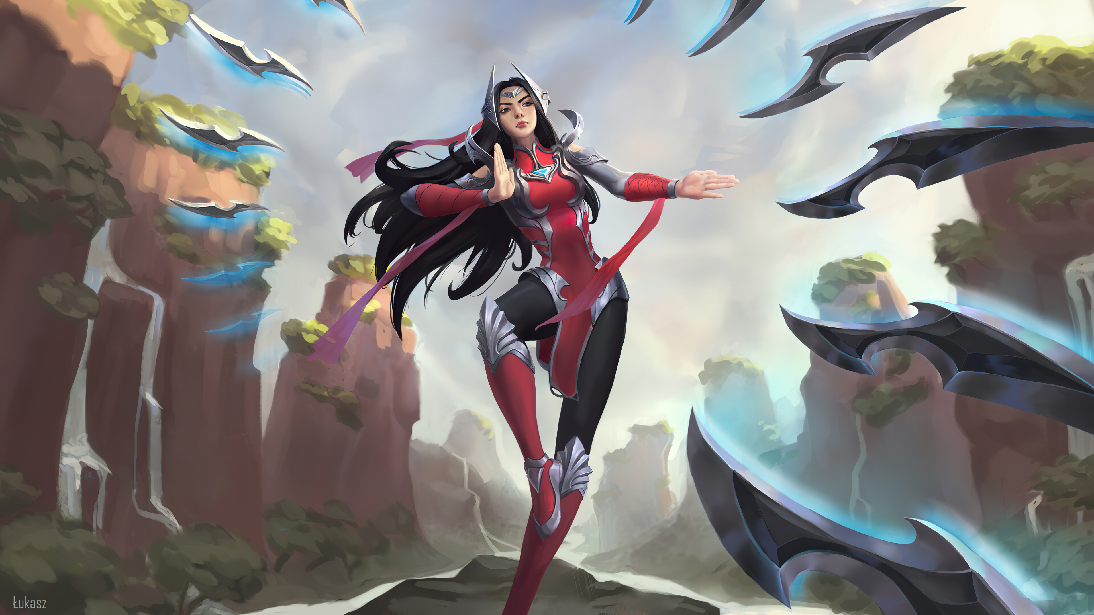 Irelia League Of Legends Fan Art 4k, HD Games, 4k Wallpapers, Images