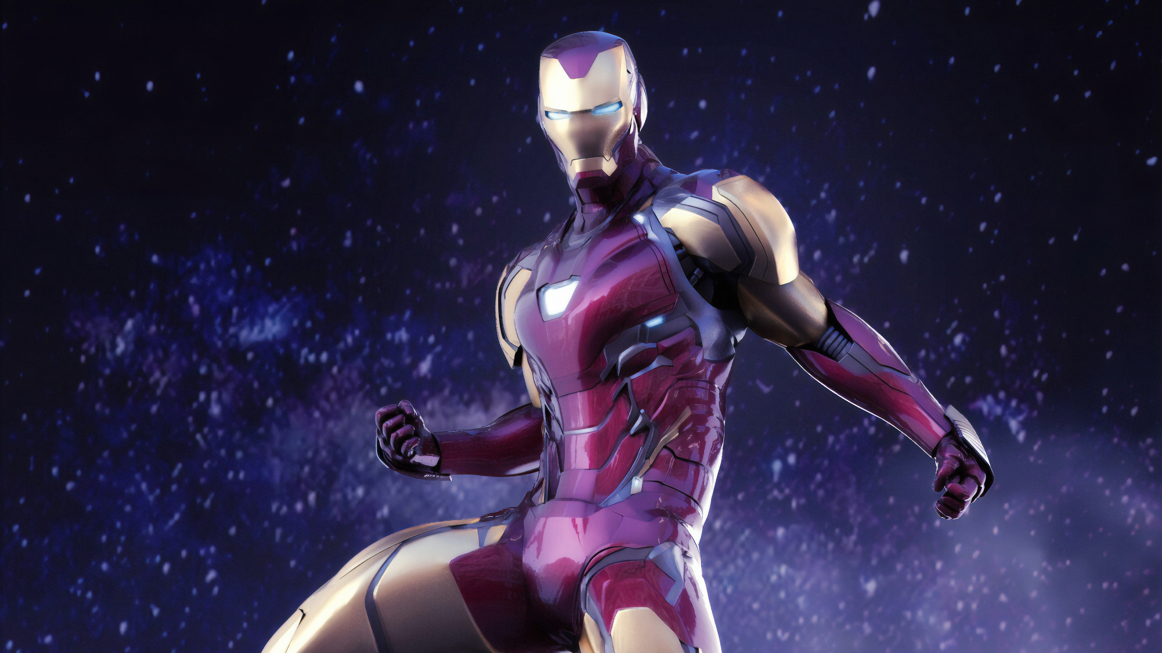 Iron Man Wallpaper 4K, Boss Fight, Avengers: Endgame