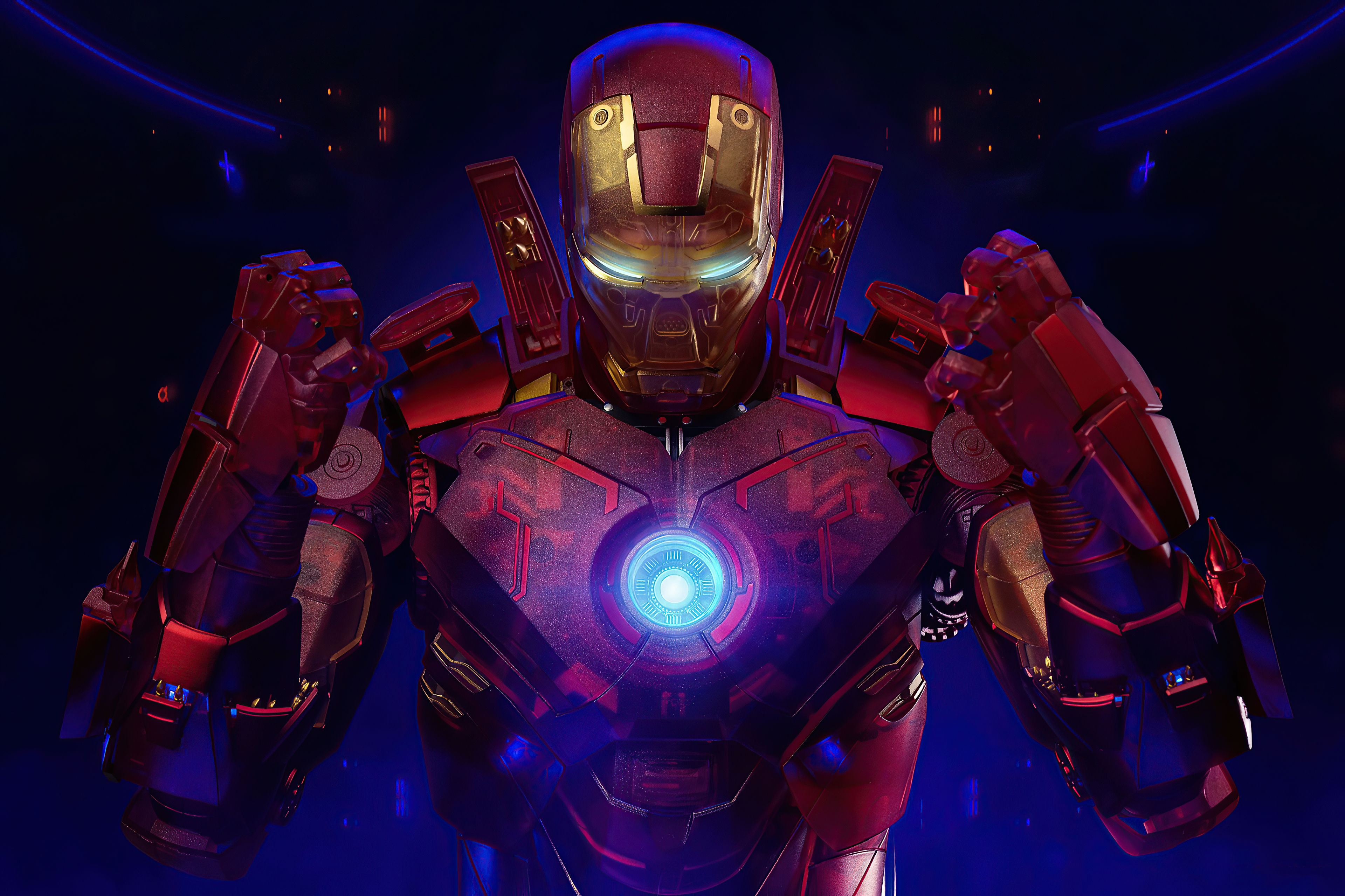 Iron Man Holographic 4k 2020, HD Superheroes, 4k Wallpapers, Images,  Backgrounds, Photos and Pictures